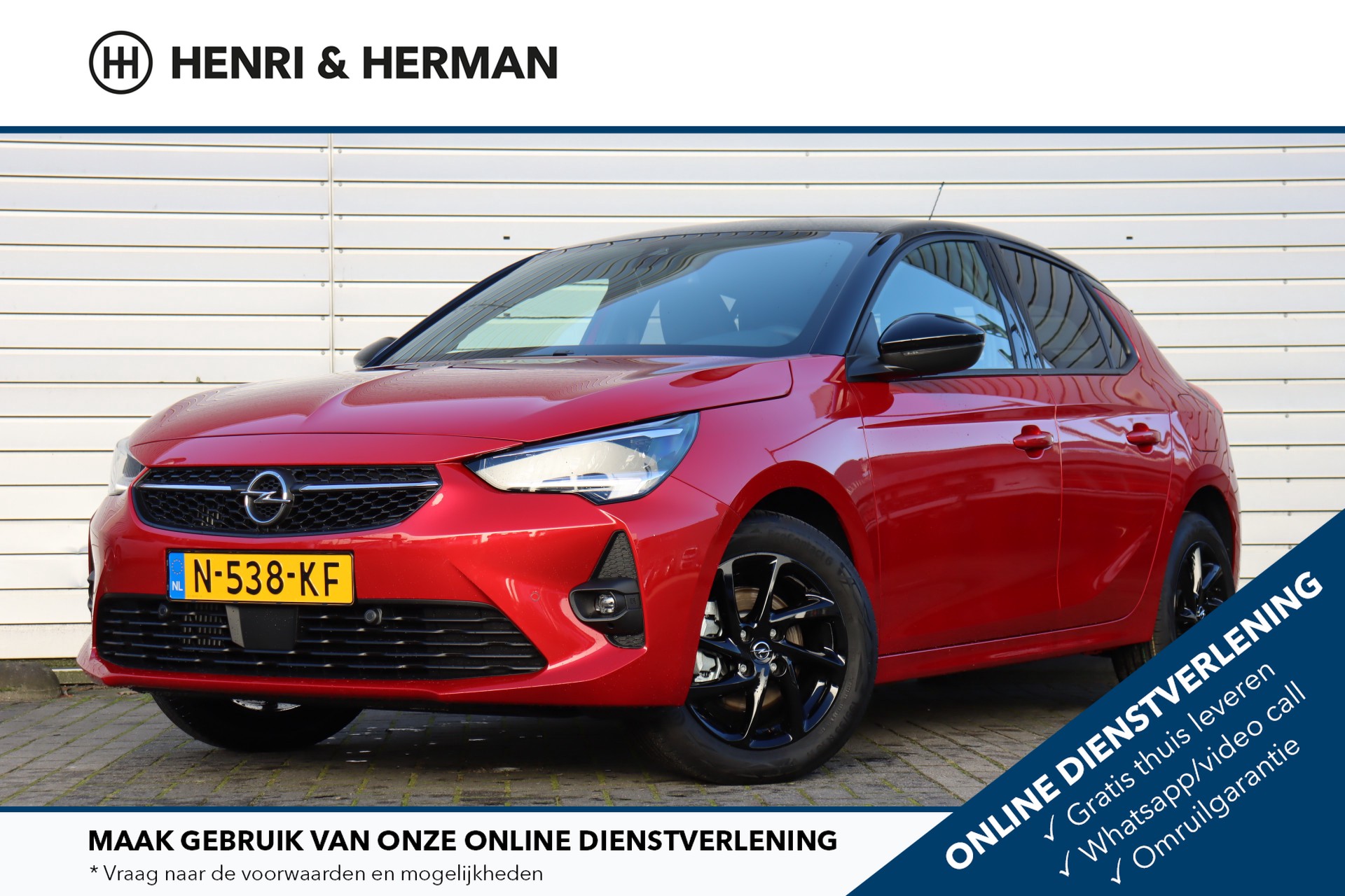 Opel Corsa 1.2 GS Line (A-CAMERA/PDC V-A/NAV./DIRECT MEE!!/NIEUW!/NU met € 2.839,- KORTING)