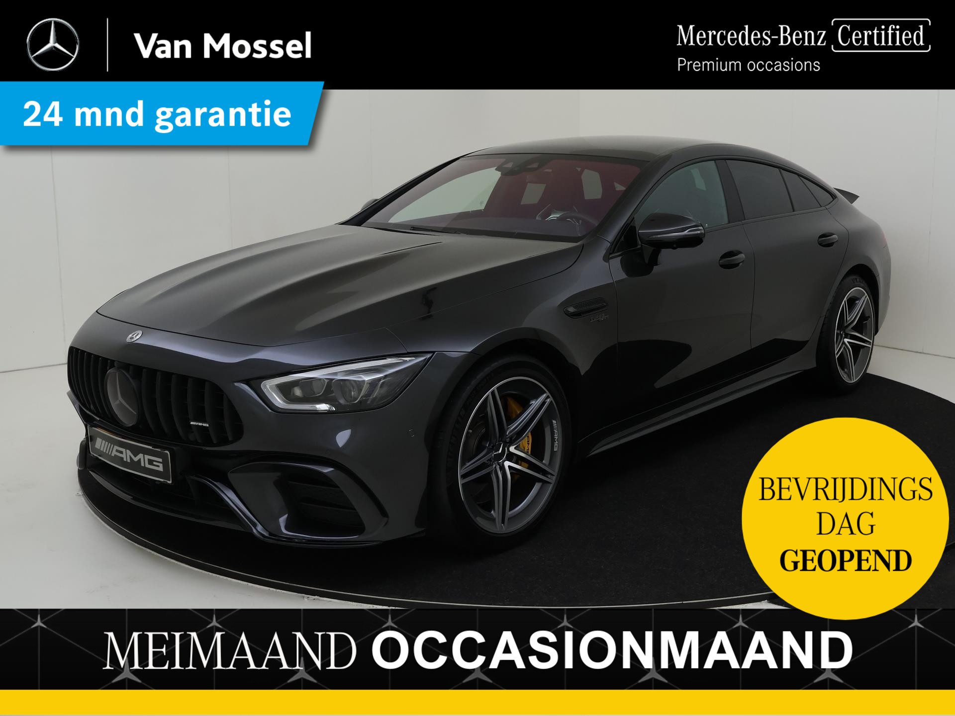 Mercedes-Benz AMG GT 4-Door Coupe AMG 53 4MATIC+ Premium Mercedes-Benz AMG GT 4-Door Coupe 53 4MATIC+ Premium /AMG /Kuipstoelen/ Night pakket/ Memory stoelen/ Distronic/ 33.049 KM!