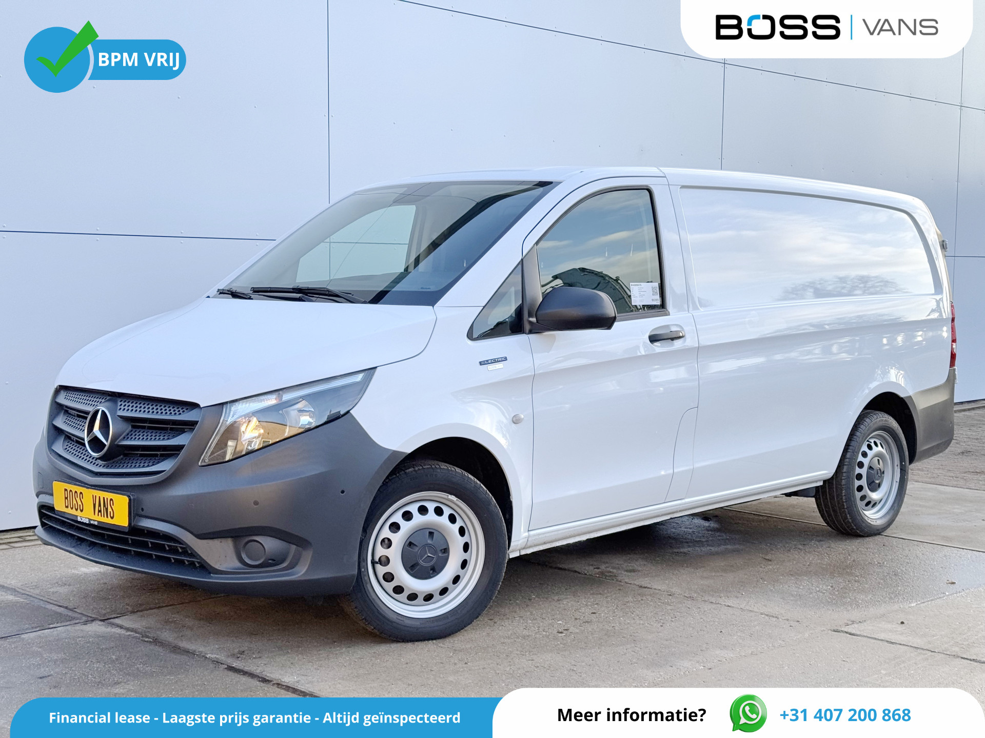 Mercedes-Benz eVito 111 L2 Elektrisch 135km Actieradius 41kWh Batterij Airco Camera