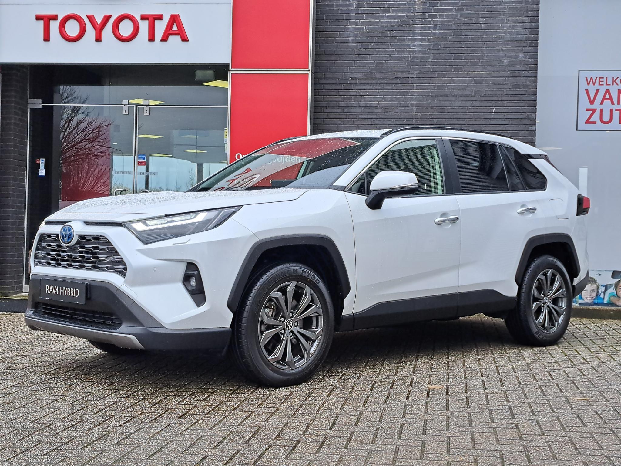 Toyota RAV4 2.5 HYBRID EXECUTIVE AWD TREKHAAK APPLE/ANDROID STUUR/STOELVERW EL-ACHTERKLEP BSM PARK-SENSOREN KEYLESS MEMORY 1650KG-TREKGEWICHT
