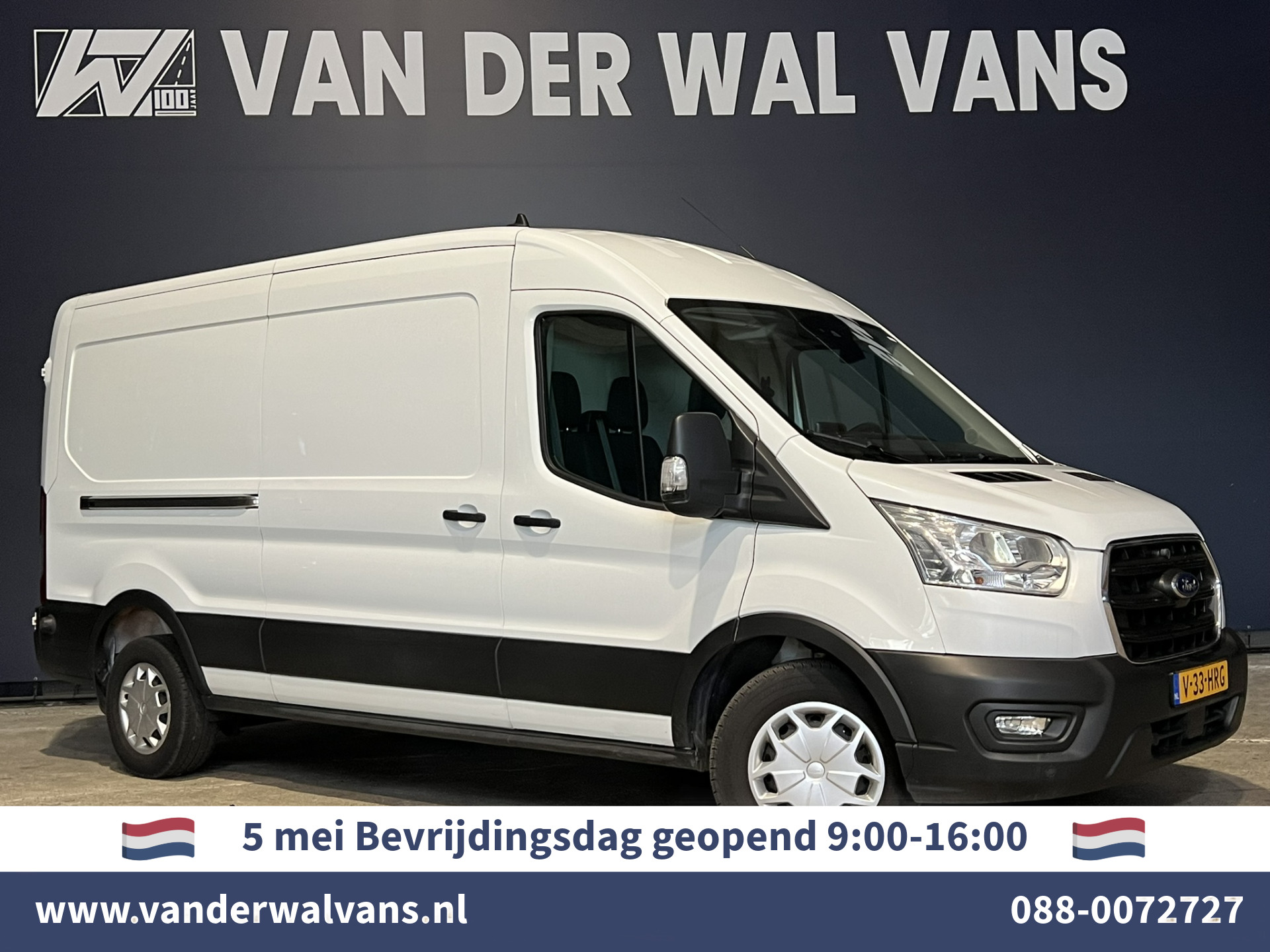 Ford Transit 2.0 TDCI 131pk L3H2 Euro6 Airco | Camera | Navigatie | Apple Carplay | LED | Cruisecontrol Parkeersensoren, Stoelverwarming, Verwarmde voorruit, Bijrijdersbank