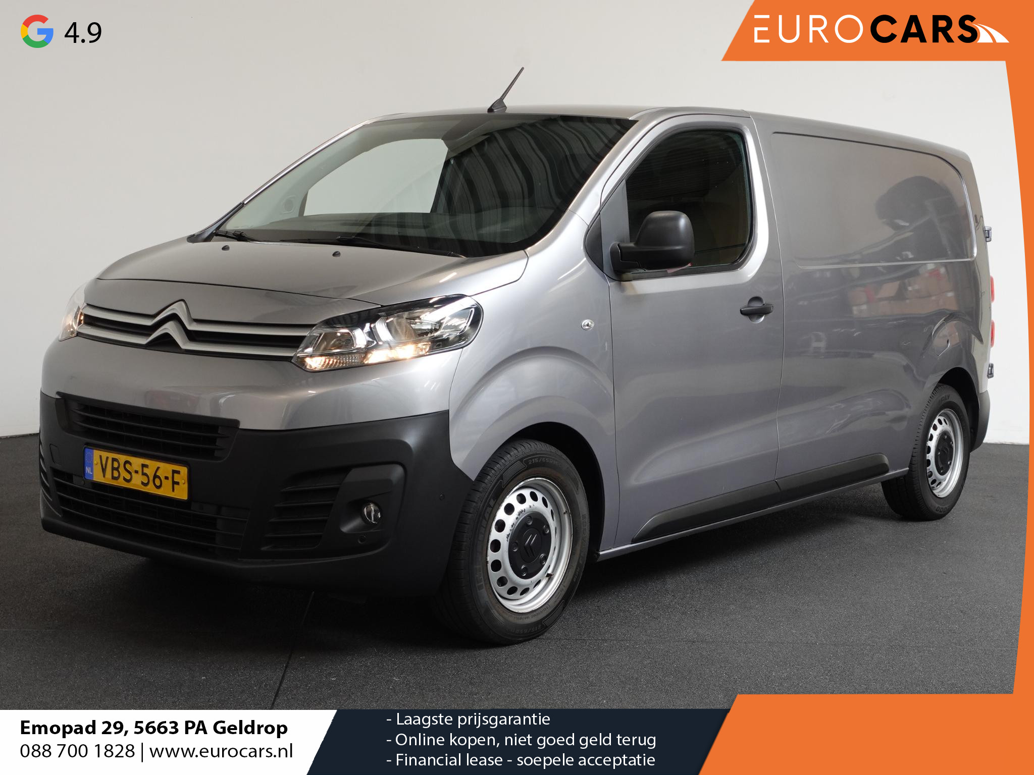Citroën Jumpy 95PK Club L2 Navigatie Apple Carplay / Android Auto Cruise control Parkeersensoren Airco Euro6