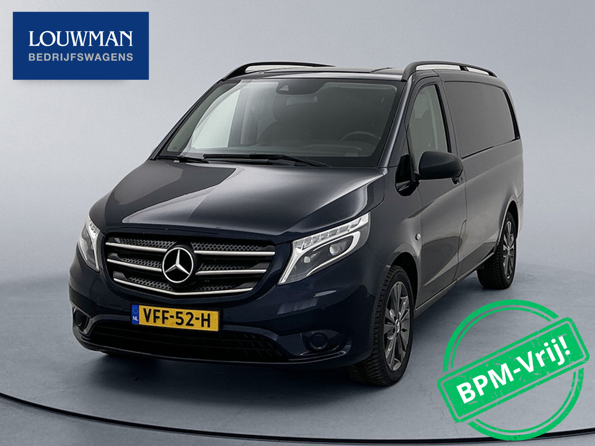 Mercedes-Benz Vito 119 CDI Lang DC Leder Dubbele cabine Led Standkachel Klasse 3 alarm Nieuwe motor Lane assist Trekhaak 2500KG