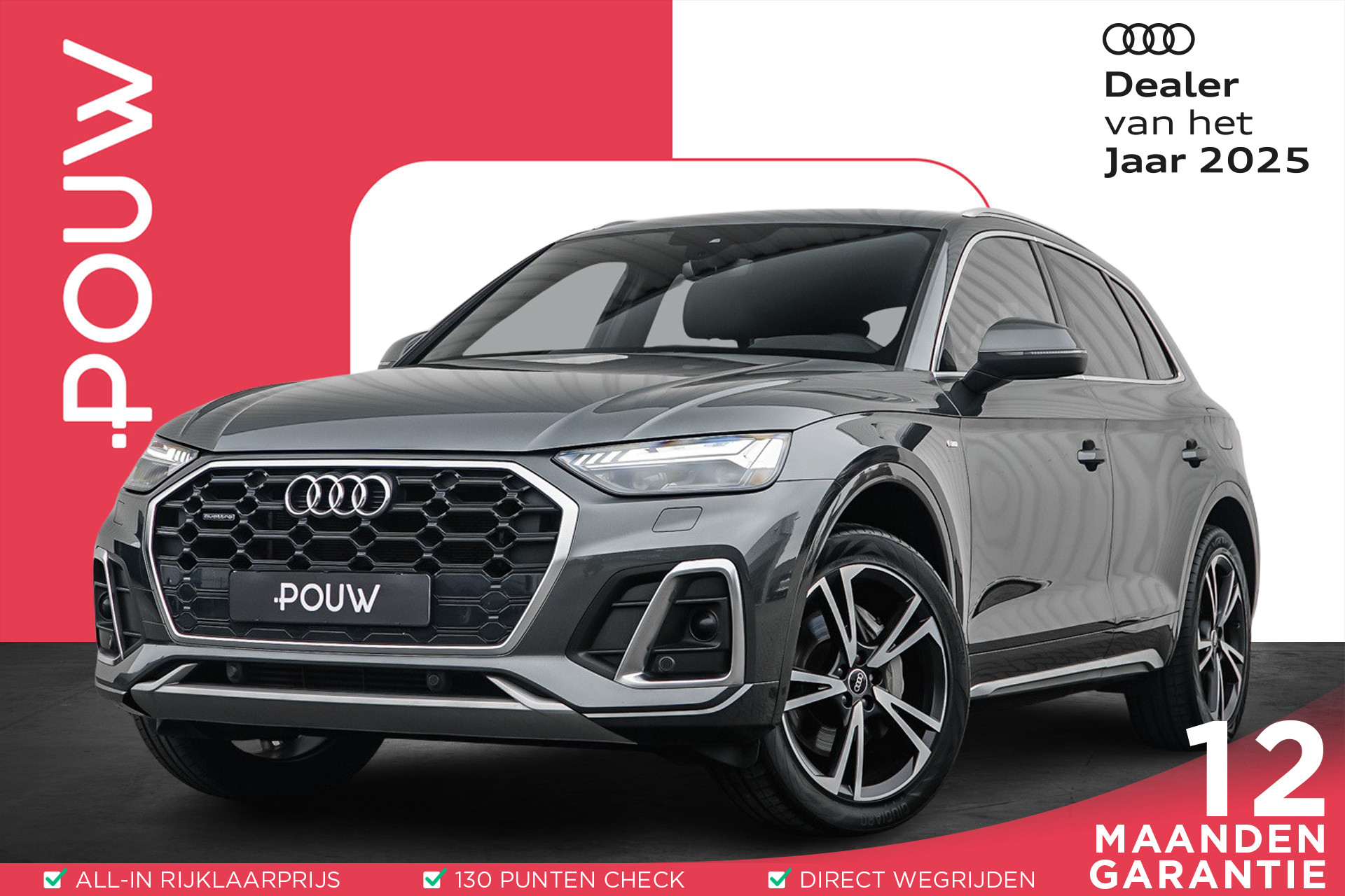 Audi Q5 50 TFSI e 299pk | S Line In- & Exterieur | Trekhaak | Matrix LED | Adaptive Cruise