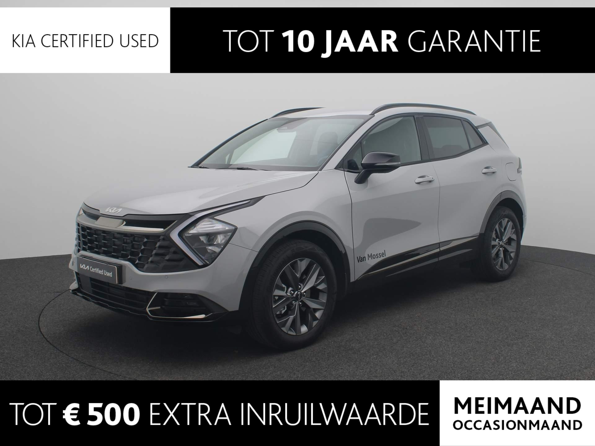 Kia Sportage 1.6 T-GDi Hybrid Dark Edition Leder | Navi | Camera | Clima | Cruise | Stoelverwarming
