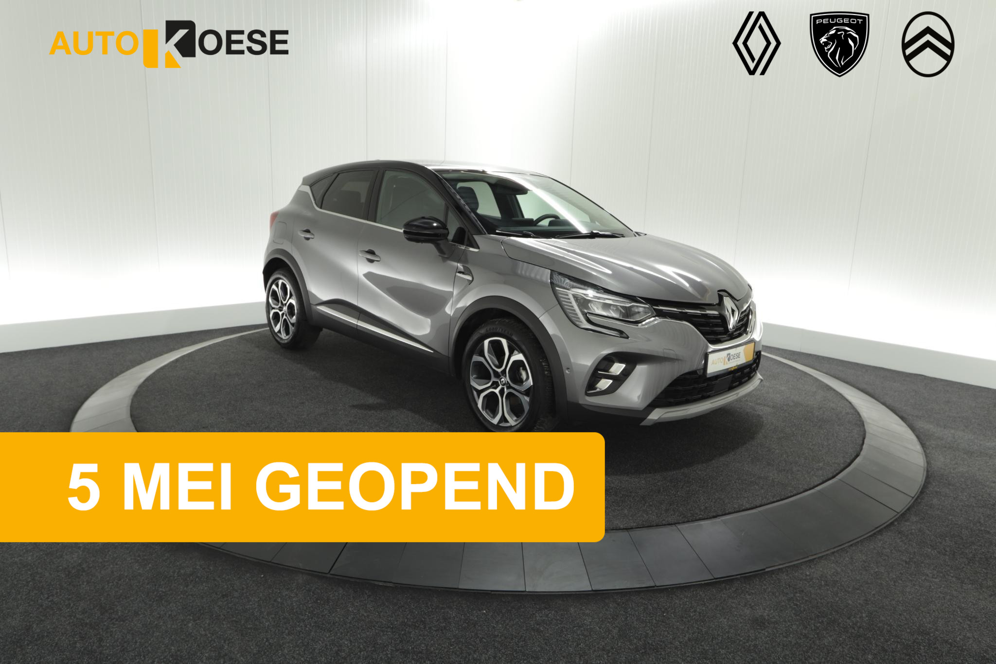 Renault Captur Mild Hybrid 140 EDC Techno | 360 Camera | 9.3 Inch Grootscherm | Stoelverwarming | Apple Carplay | 18 Inch Lichtmetalen Velgen