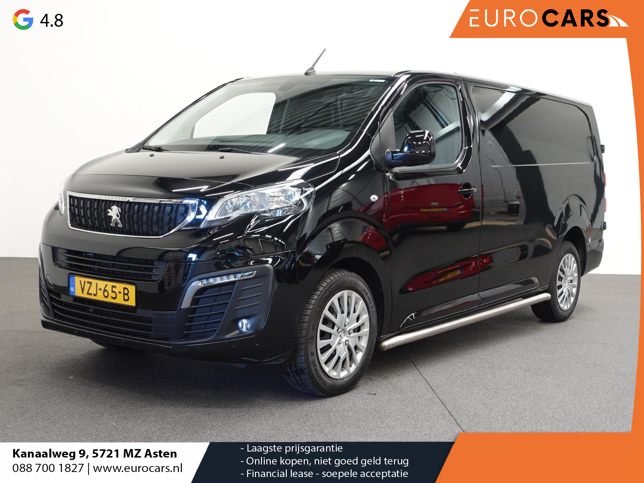 Peugeot Expert 2.0 BlueHDI 145PK L3 Airco Bluetooth Cruise Control Trekhaak Sidebars