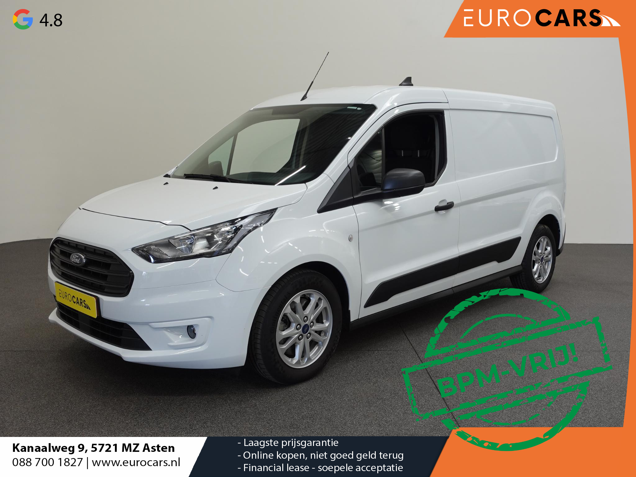 Ford Transit Connect 1.5 EcoBlue L2 Trend Automaat Navigatie Airco Cruise Control PDC Camera Trekhaak