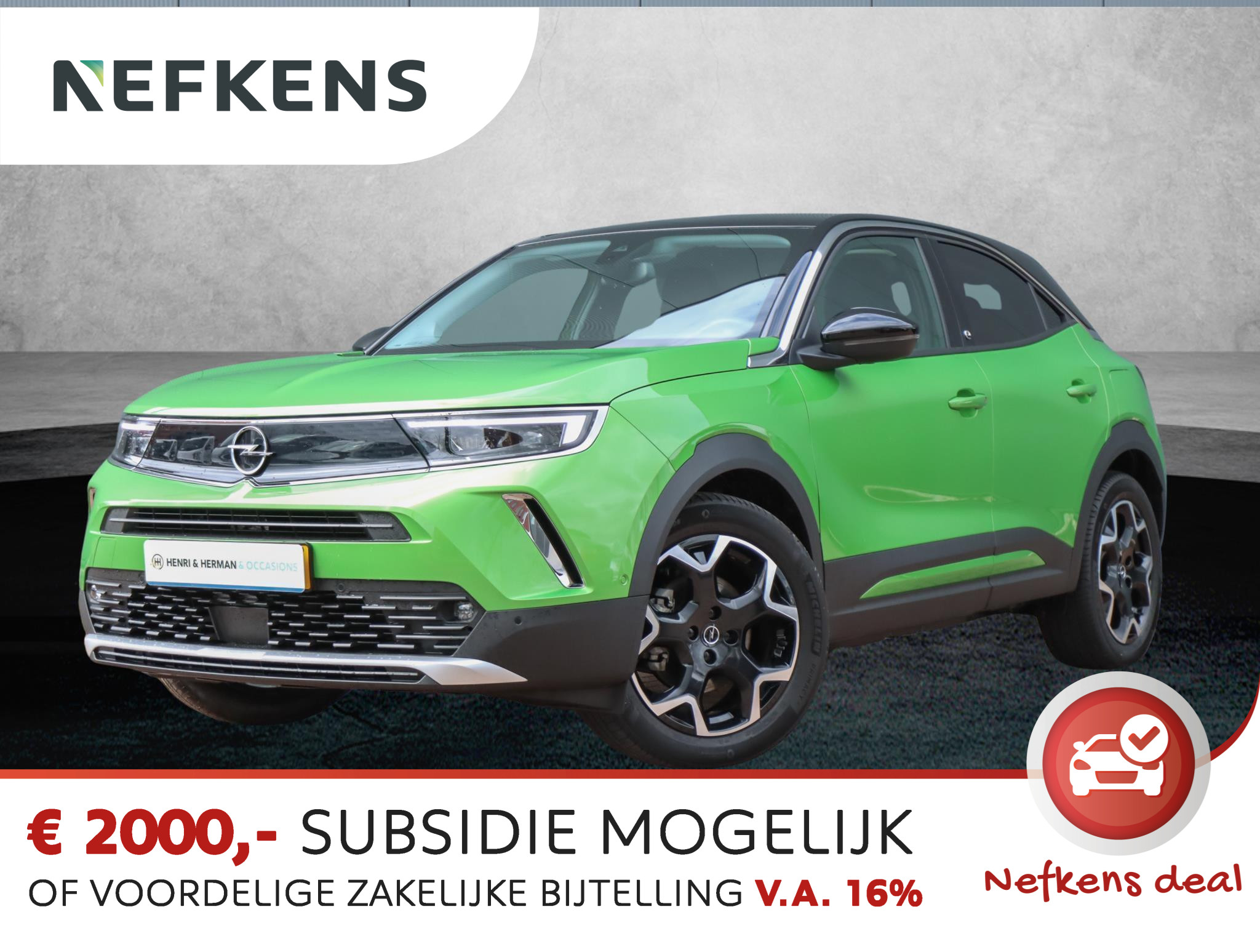 Opel Mokka-e 50-kWh Ultimate (12% BIJT.!!/SUBSIDIE!!/Alcantara/18"LMV/Camera)
