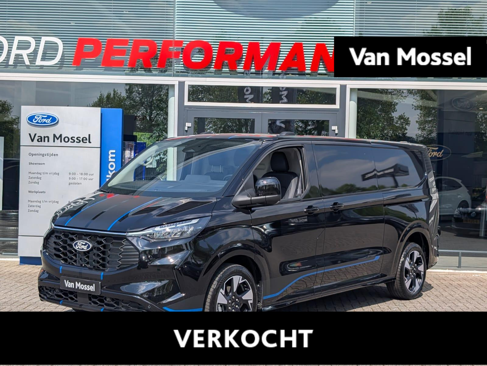Ford Transit Custom 320 2.0 TDCI L2H1 Sport | €3.105,00 VOORDEEL! | DRIVER ASSISTANCE PACK | NAVIGATIE | AUTOMAAT | AGATE BLACK |