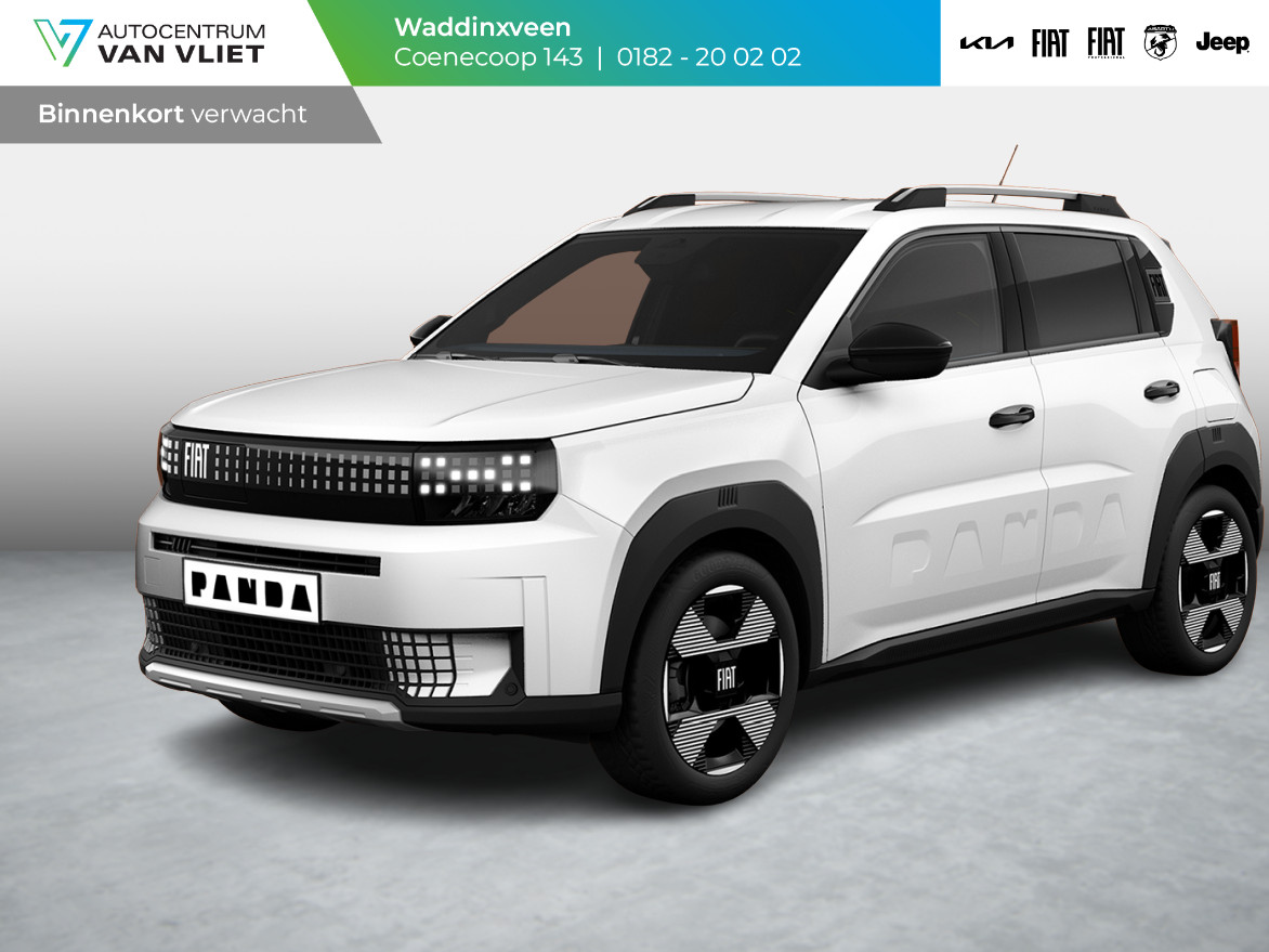 Fiat Panda Grande La Prima 44 kWh | Clima | Cruise | Camera | Apple Carplay | 17" | Navi | Winter Pack