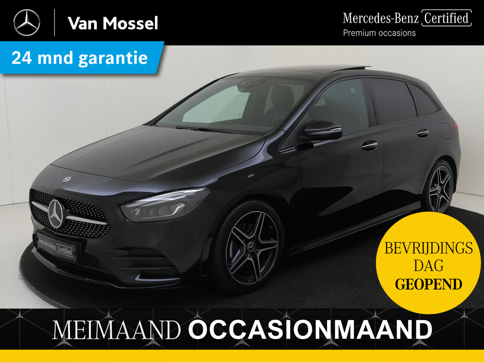 Mercedes-Benz B-Klasse 180 Business Solution AMG Premium Plus/ Panoramadak /Memory stoelen /Night pakket