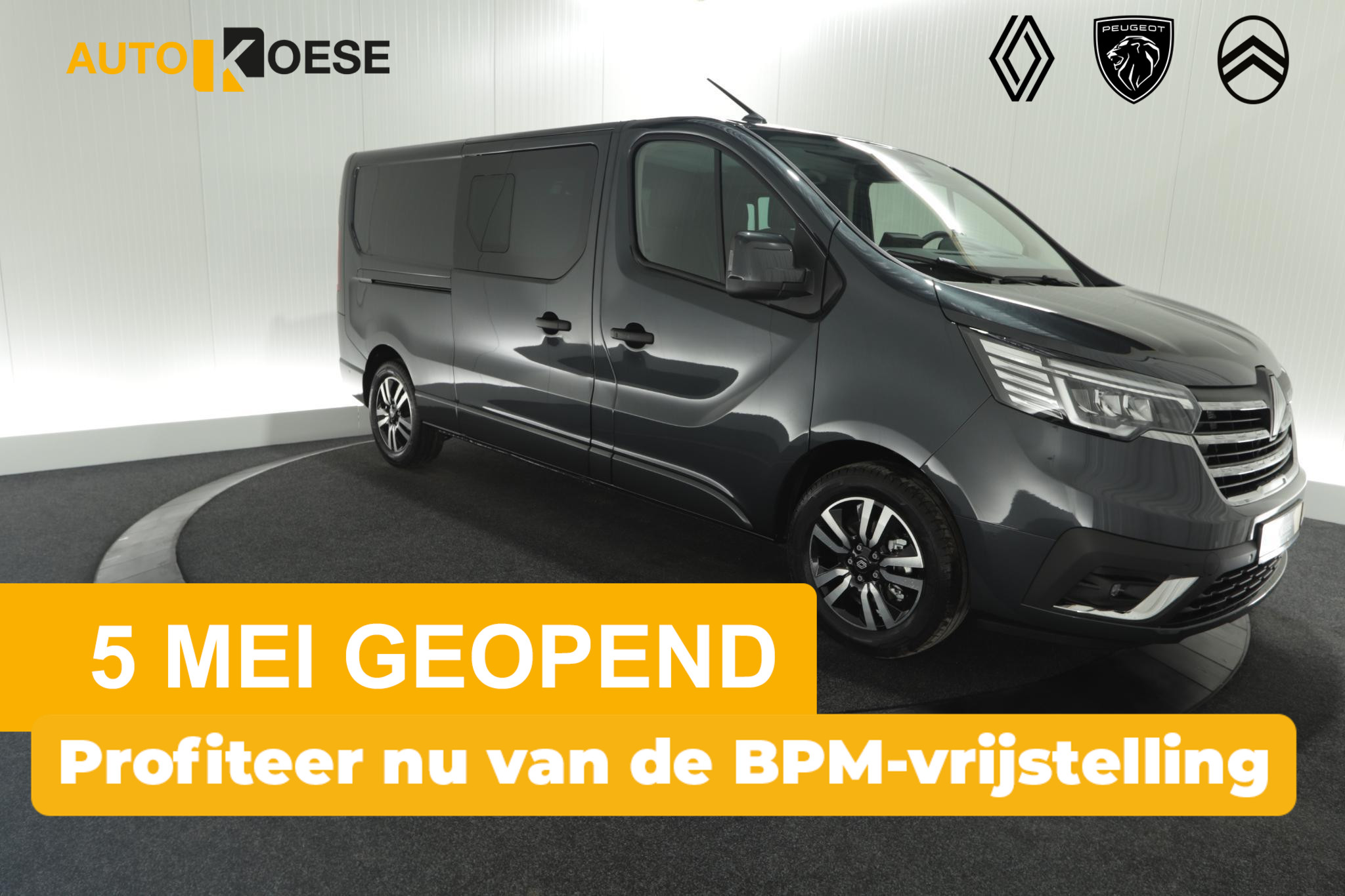 Renault Trafic 2.0 Blue dCi EDC 170 T29 L2H1 Extra DC | Direct Leverbaar | Camera | Navigatie | Climate Control | Dubbele Cabine