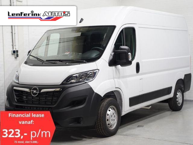 Opel Movano 2.2D 140 pk L2H2 Navi, Camera, v.a. 349,- p/mnd Apple Carplay, Cruise Control, 270 Graden Deuren, 3-Zits, Demo