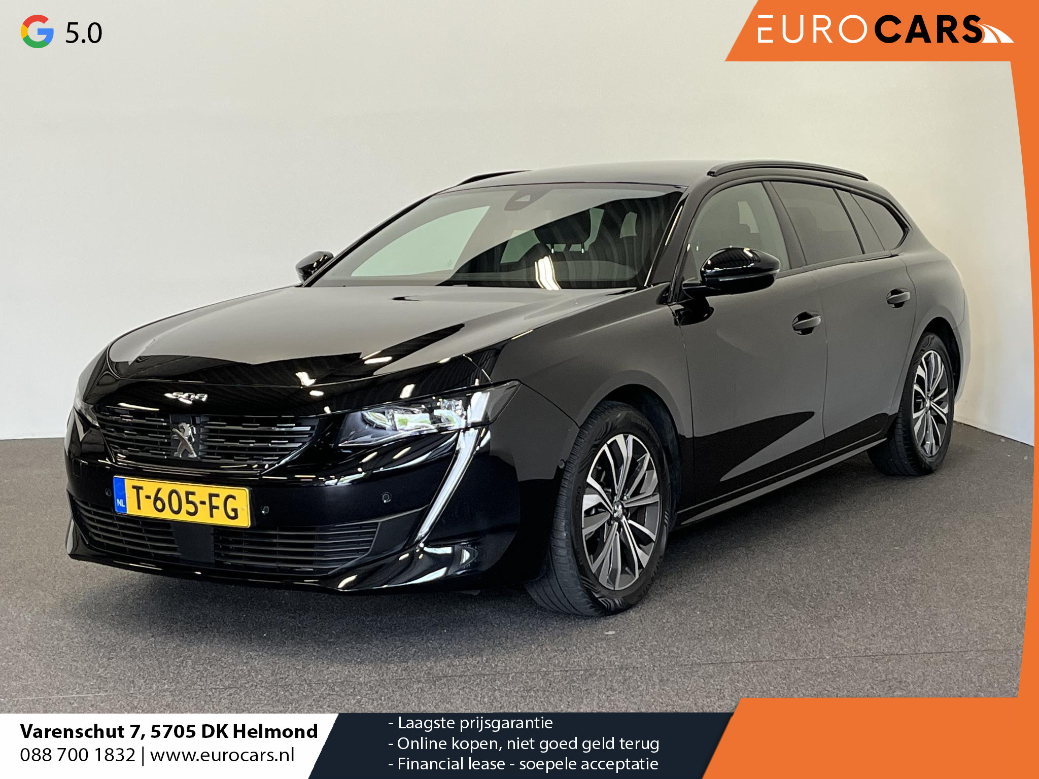 Peugeot 508 SW 1.2 PureTech Allure Pack Business Navigatie Apple Carplay/Android Auto Camera Parkeersensoren Adaptive Cruise Control Virtual Cockpit Full Led koplampen Lichtmetalen velgen Getinte ramen Climate Control