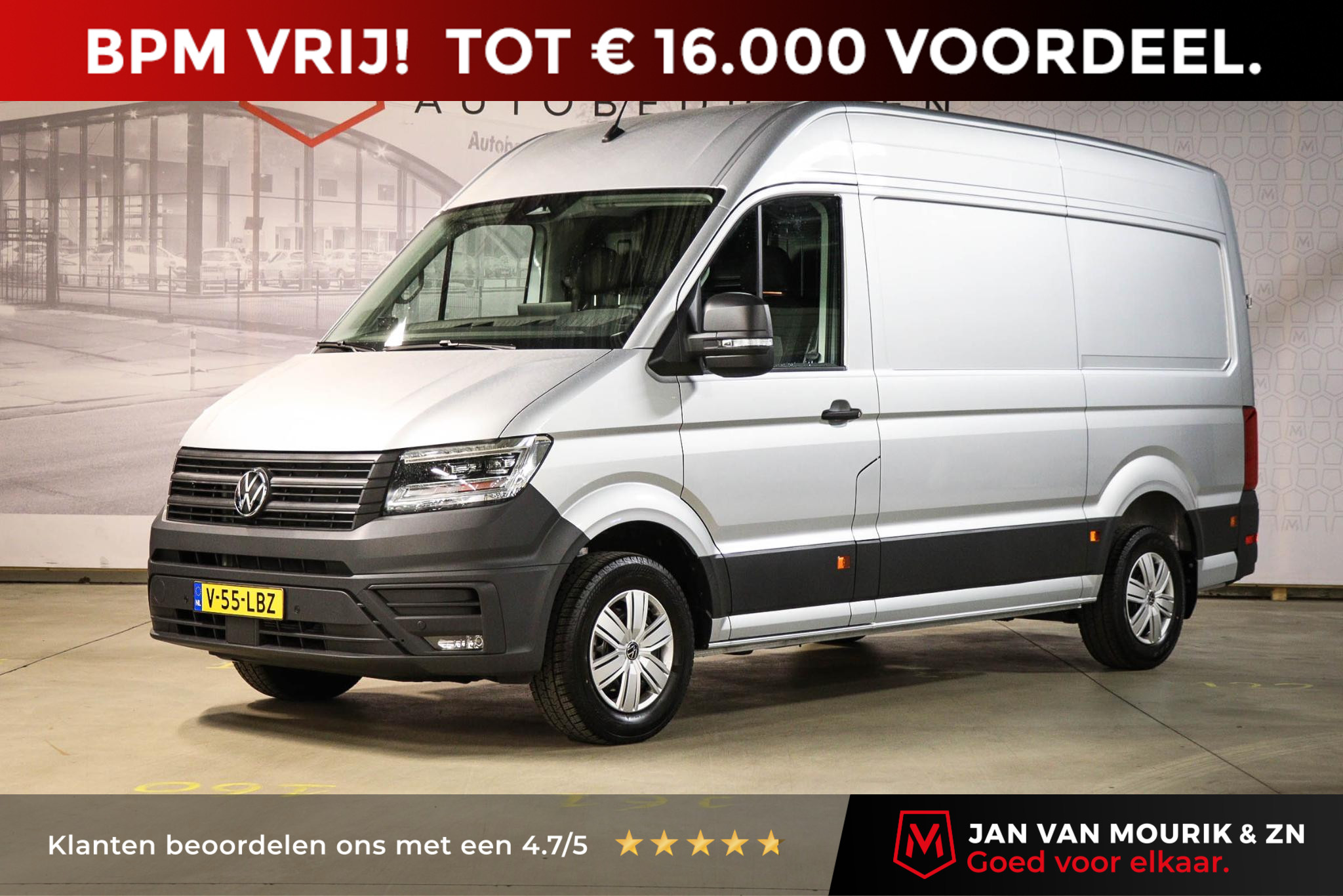 Volkswagen Crafter 35 2.0 TDI L3H2 Trendline | LED | CLIMA | STUURWIELVERWARMING | NAVI | DAB | APPLE | CAMERA