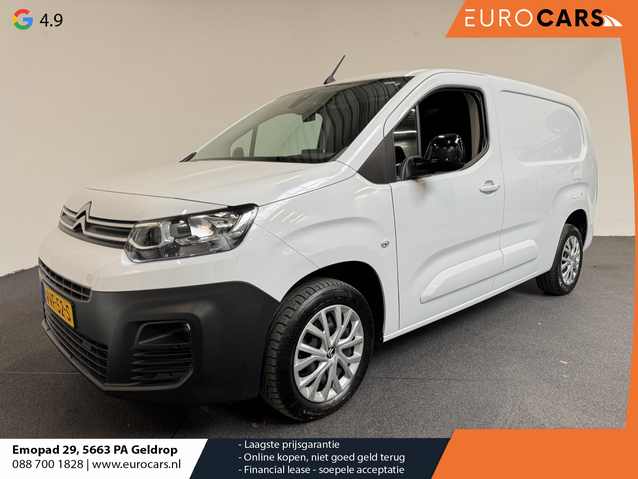 Citroën Berlingo 130PK Automaat L2 Navigatie Apple carplay/ Android Auto Cruise control Trekhaak parkeersensoren 3-Zits Euro6