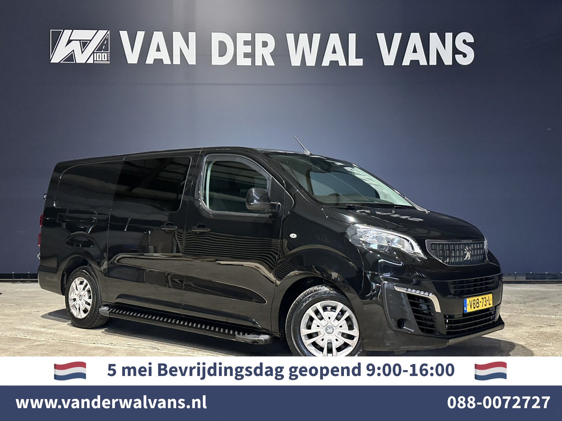 Peugeot Expert 2.0 BlueHDI 123pk Dubbele Cabine L3H1 Euro6 Airco | 6-Zits | Navigatie | Camera Apple Carplay, Android Auto, Cruisecontrol, 2500kg Trekhaak, Sidebars, Parkeersensoren