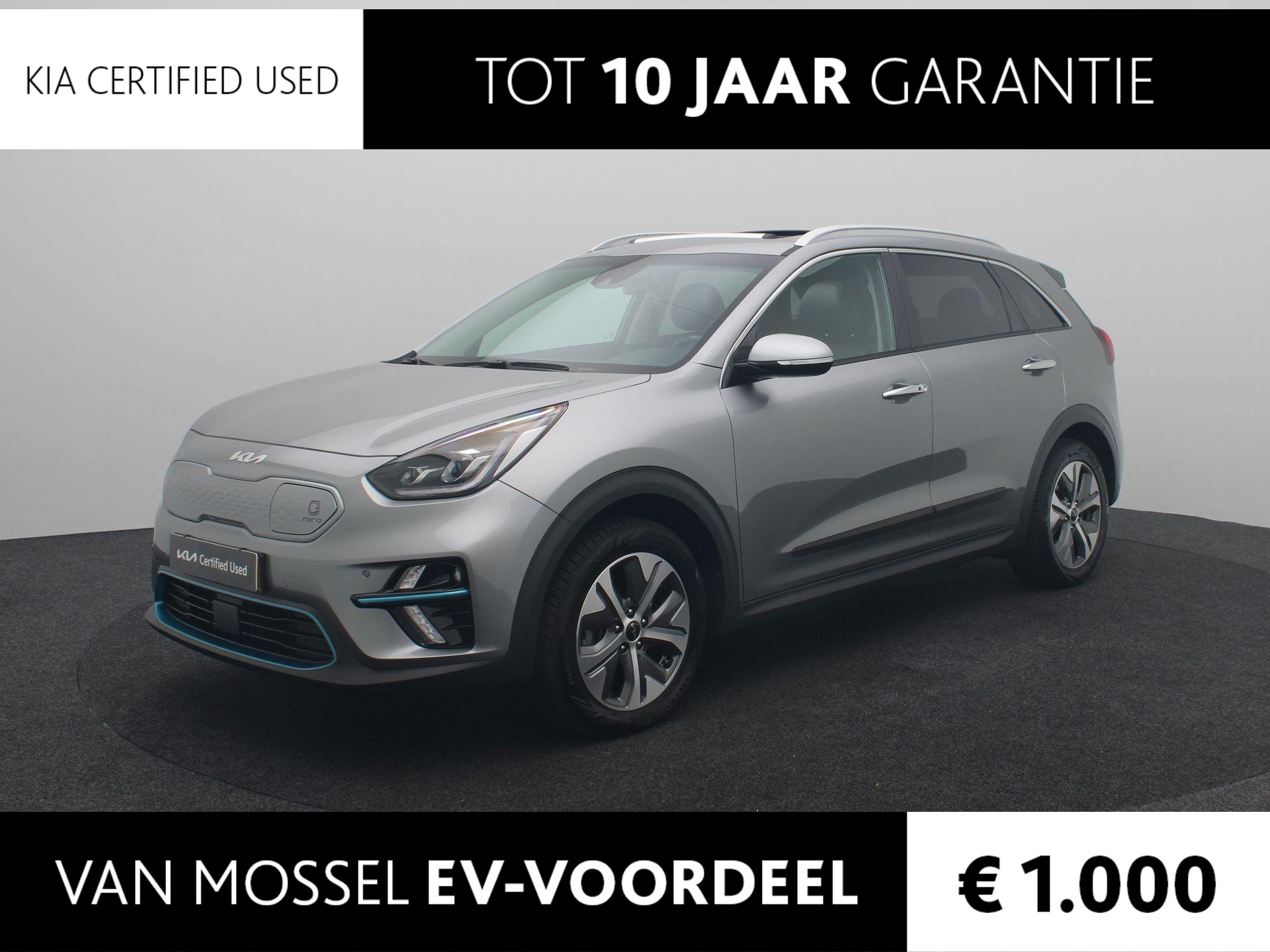 Kia e-Niro DynamicPlusLine 64 kWh | 3 FASE! | Stoel en Stuur Verwarming | Cruise Control | Navigatie |
