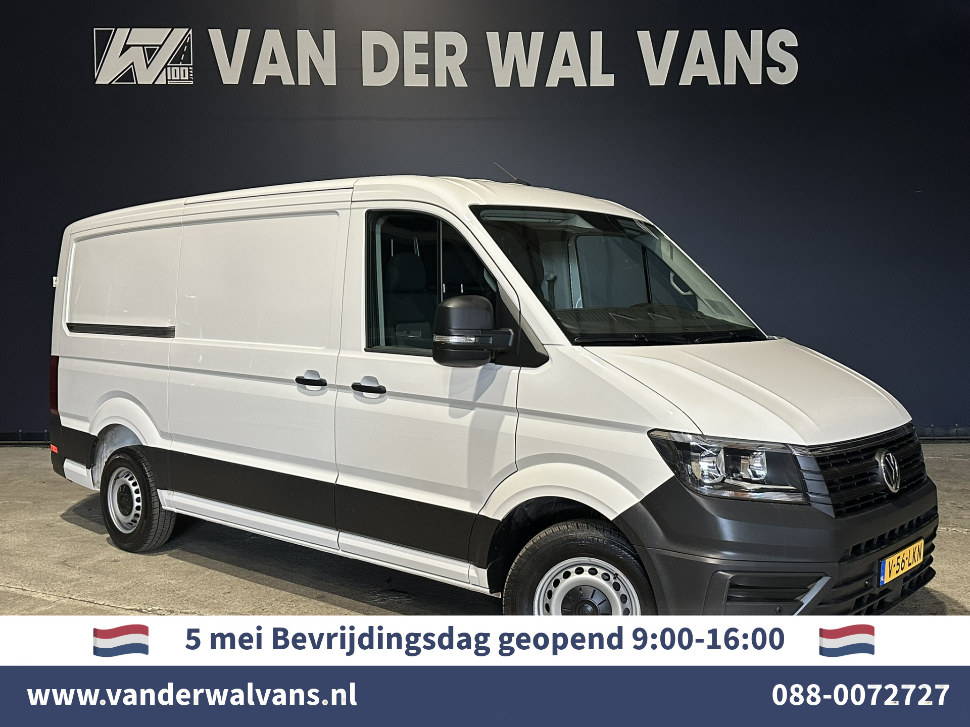 Volkswagen Crafter 2.0 TDI 141pk L3H2 L2H1 inrichting Euro6 Airco | Camera | Apple Carplay | Android Auto | Parkeersensoren Bijrijdersbank, 3000kg trekvermogen
