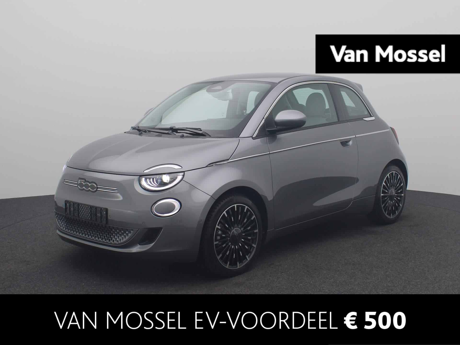 Fiat 500e La Prima 42 kWh | Leder | Navi | ECC | PDC | LMV | LED | Cam |