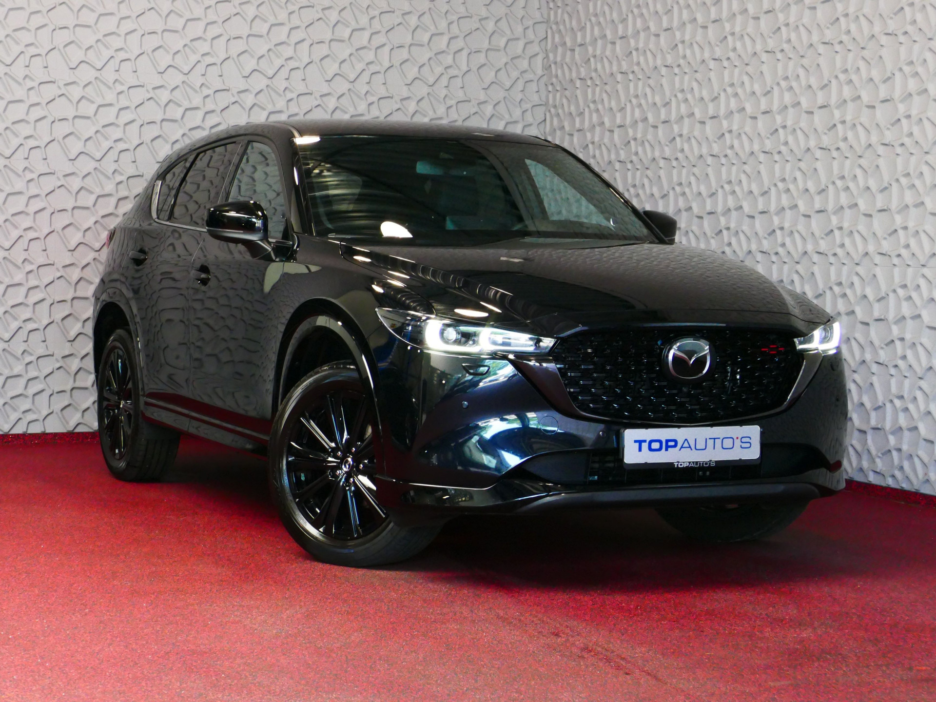 Mazda CX-5 E-SKYACTIV MHEV 2.0 165 PK LUXURY LEER BOSE ELEK.KLEP HEADUP 360.CAMERA 19''LMV FULL LED CARPLAY NAVI STOEL/STUUR VERW. STOELKOELING DIG.DASH 05/2024