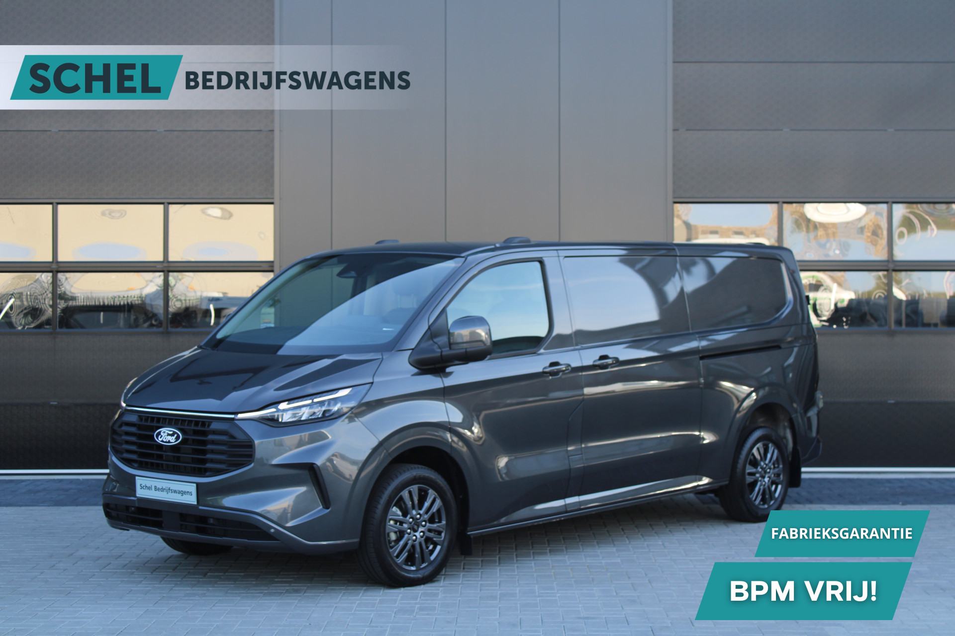Ford Transit Custom 320 2.0 TDCI L2H1 Limited 170pk - 2x Schuifdeur - Adaptive Cruise - Verwarmd stuur - Blind spot - Navigatie - Camera - Draadloos laden - Rijklaar