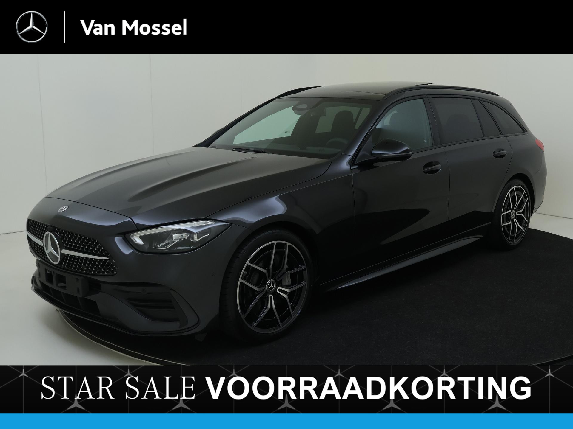 Mercedes-Benz C-Klasse 180 Star Edition AMG Line - Panoramadak - Distronic - Nightpakket - 19 Inch