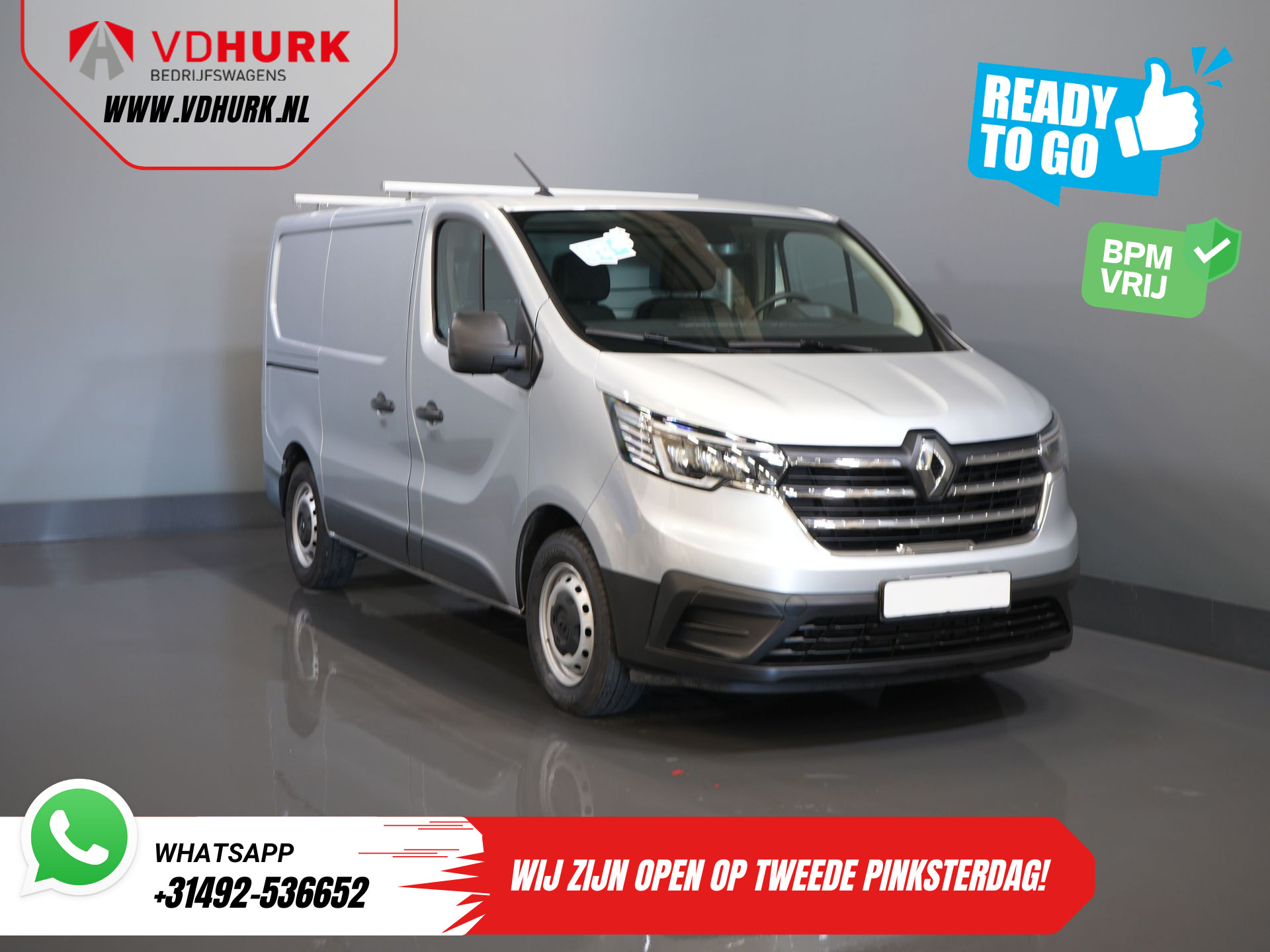 Renault Trafic 2.0 dCi 110 pk BPM VRIJ! Ready2Go LED/ NL Auto/ PDC/ Cruise/ Trekhaak/ Airco