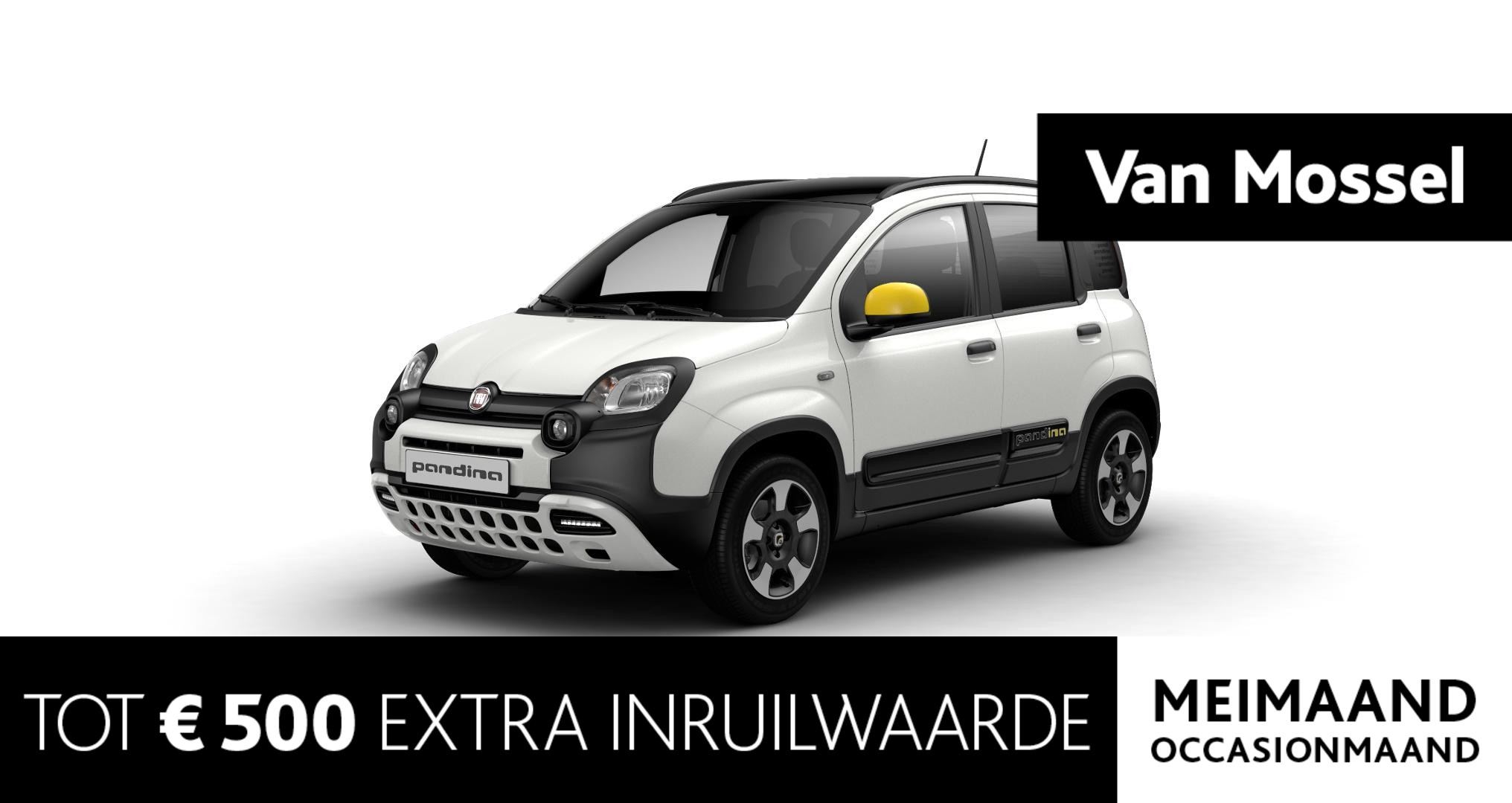 Fiat Panda 1.0 Hybrid Pandina | DEMO | Vraag naar actuele km stand en beschikbaarheid | HOGE INSTAP |