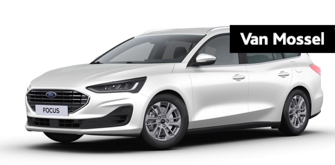 Ford Focus Wagon 1.0 EcoBoost Hybrid Titanium NU MET €1.500,00 KORTING!! | WAGON | FROZEN WHITE |