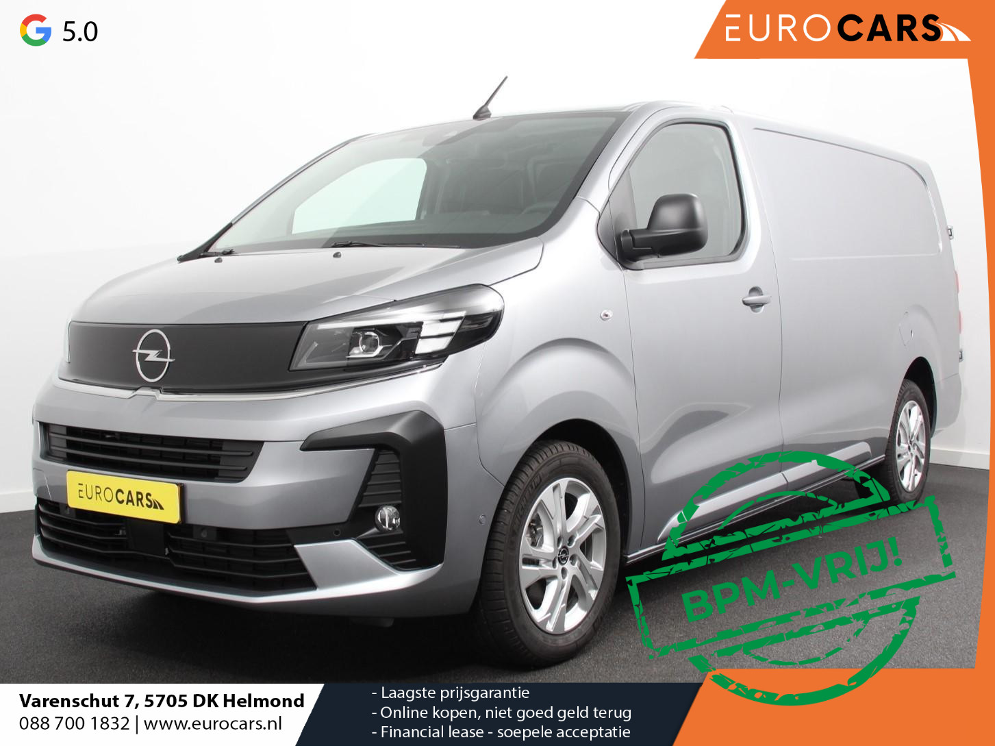 Opel Vivaro 2.0 BlueHDi 180 S&S L3 Automaat Trekhaak Navigatie Apple Carplay / Android Auto Camera Parkeersensoren Cruise Control LED koplampen houten afwerking laadruimte
