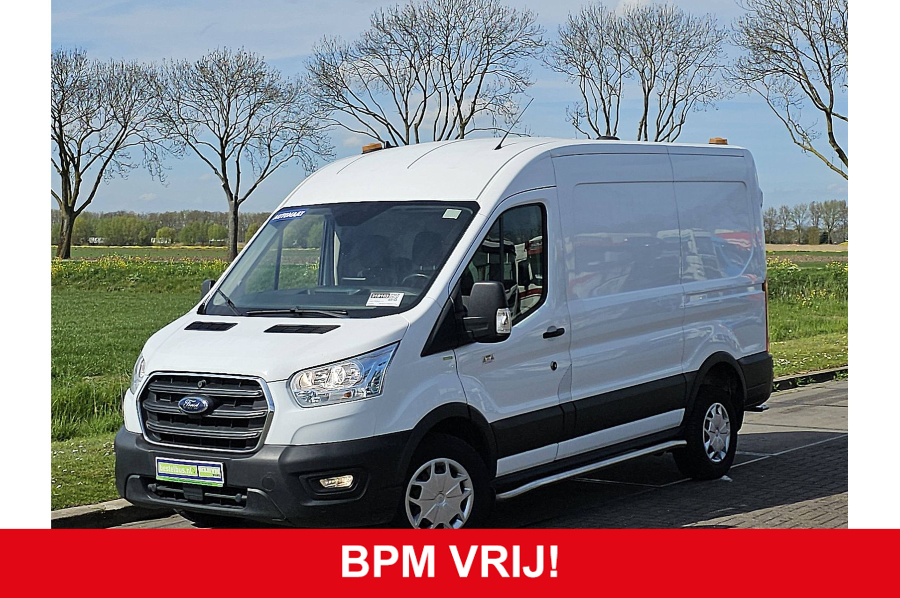 Ford Transit 350 2.0 170pk L2H2 Automaat, airco, navi, pdc, opstap