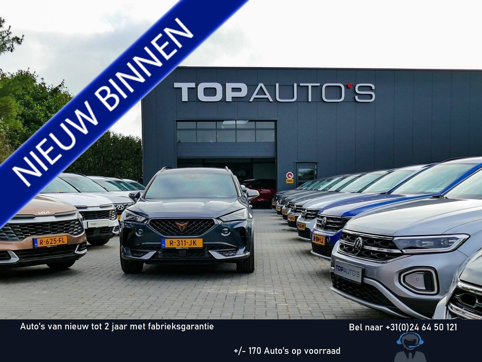 Volkswagen T-Roc Cabrio TSI VIR.COCKPIT CARPLAY NAVI IQ.LED STOEL/STUUR.VERW DAB ADAP.CRUISE 05/2024 "Volkswagen rijden begint bij Topautos.nl – 75 topmodellen direct op voorraad!"