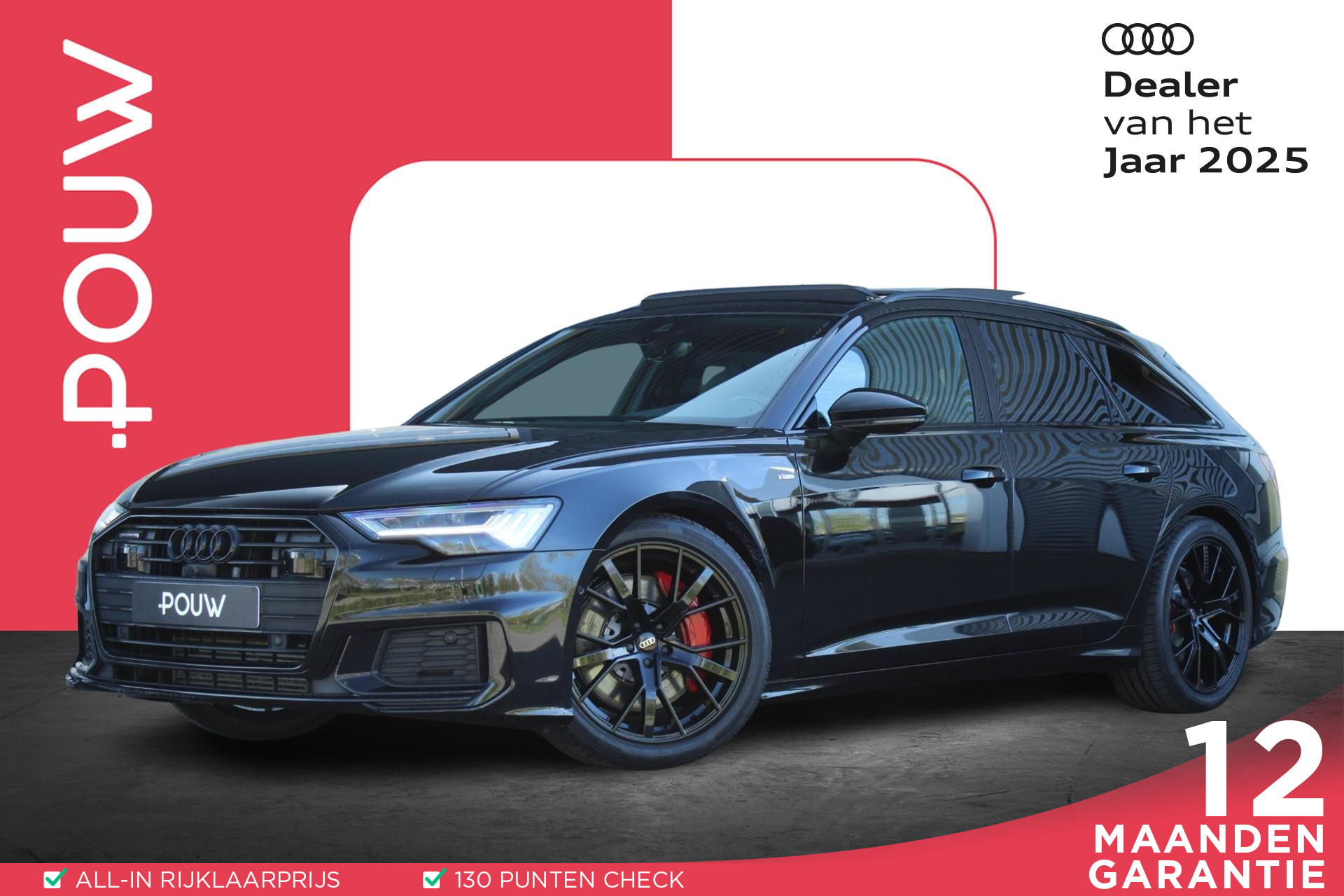 Audi A6 Avant 55 TFSI e 367pk quattro Pro Line S Competition | Panoramadak | Adaptieve Cruise Control | Trekhaak Wegklapbaar | Bang & Olufsen