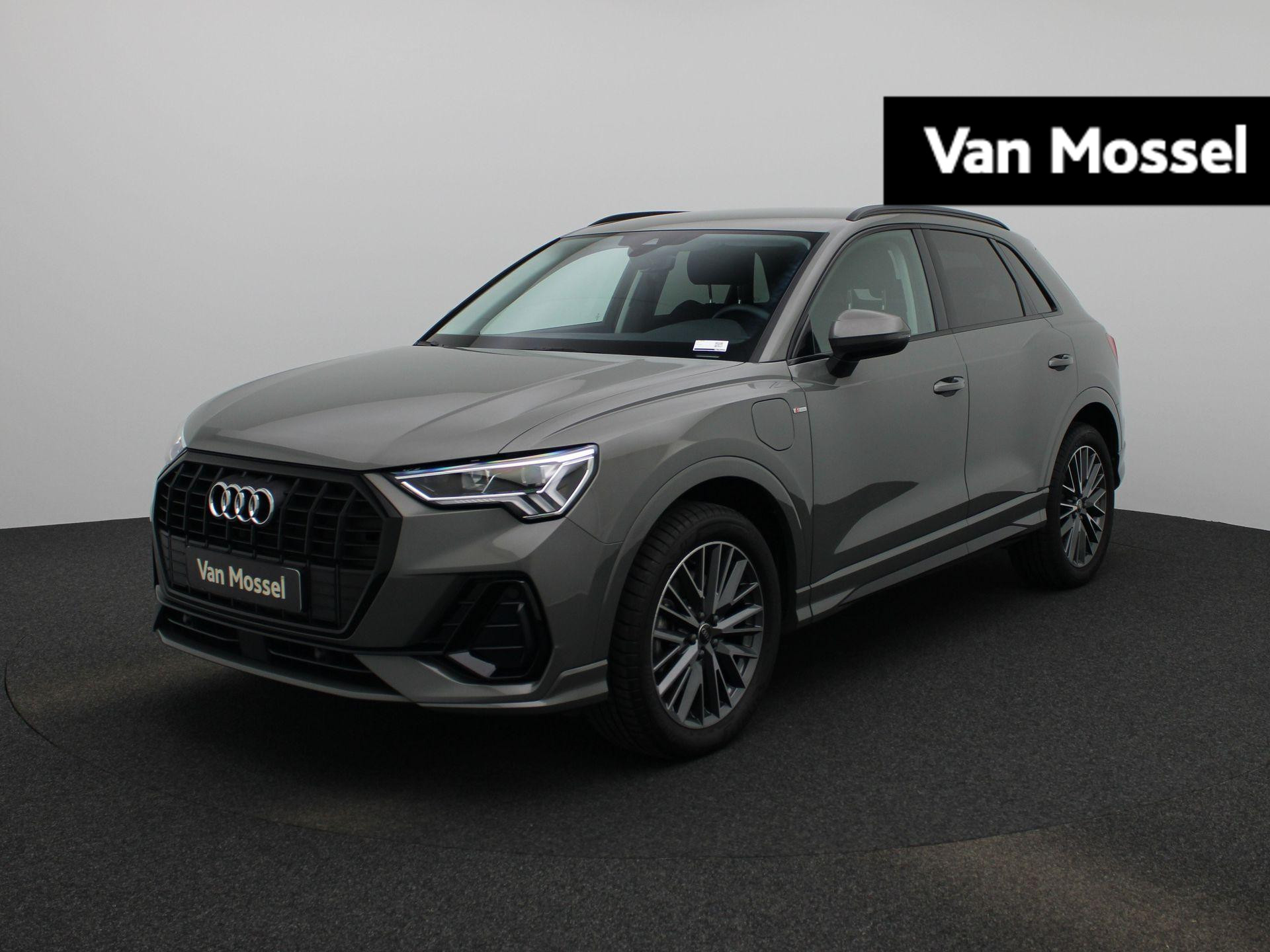Audi Q3 45 TFSI e S edition 245 PK | S-line | Automaat | Navigatie | Adaptive Cruise Control | Trekhaak | Climate Control | Stoelverwarming | Virtual Cockpit | LED | Lichtmetalen velgen | Privacy glass |