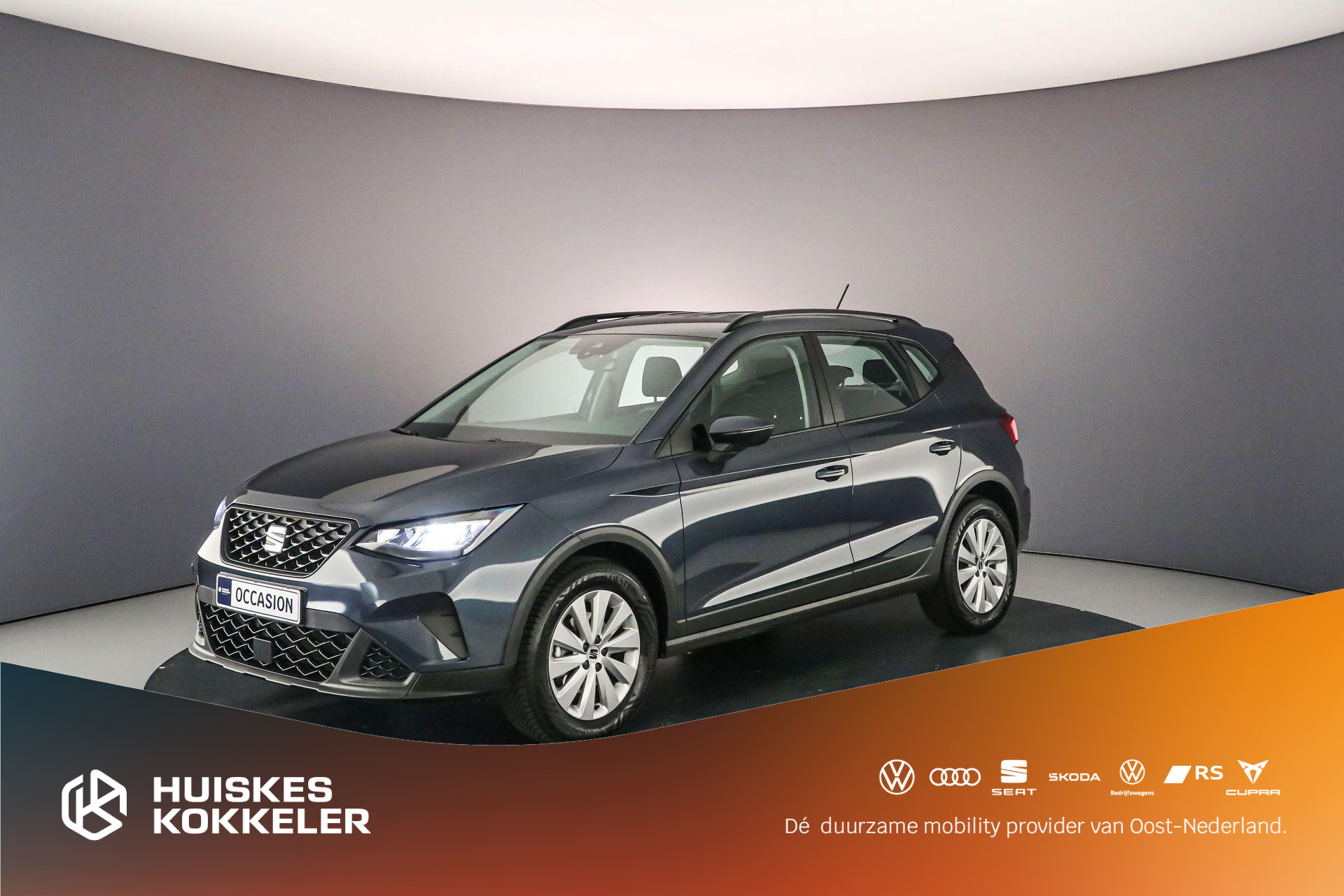 SEAT Arona Reference 1.0 TSI 95pk Cruise control, Parkeersensor achter, DAB, Radio, Airco, Bluetooth, LED koplampen