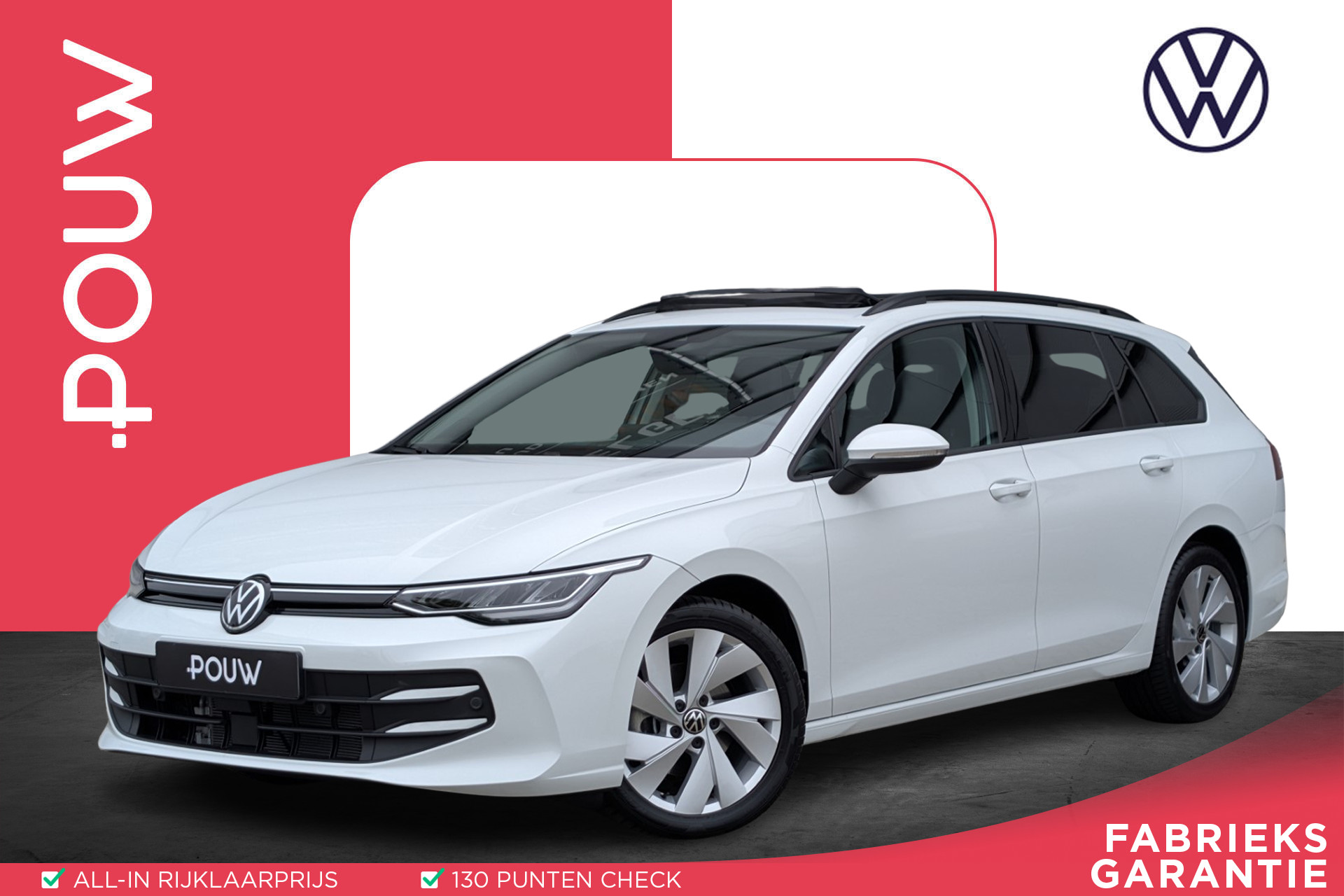 Volkswagen Golf Variant 1.5 eTSI 150pk Life Edition DSG | Trekhaak | Panoramadak | Nieuw model