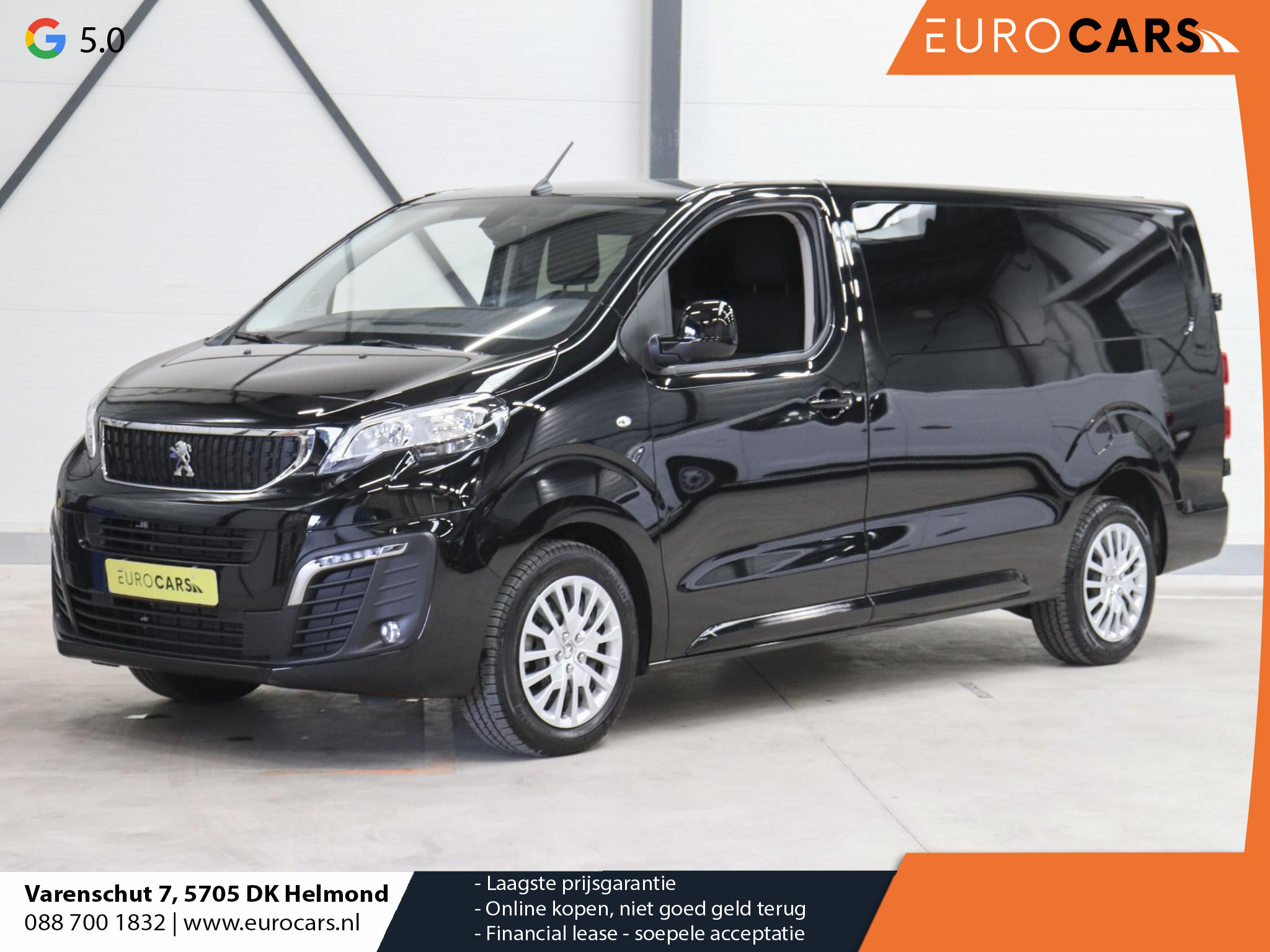 Peugeot Expert 2.0 BlueHDI 180pk Automaat L3H1 Dubbele Cabine Navigatie Trekhaak Apple Carplay/ Android Auto Cruise control
