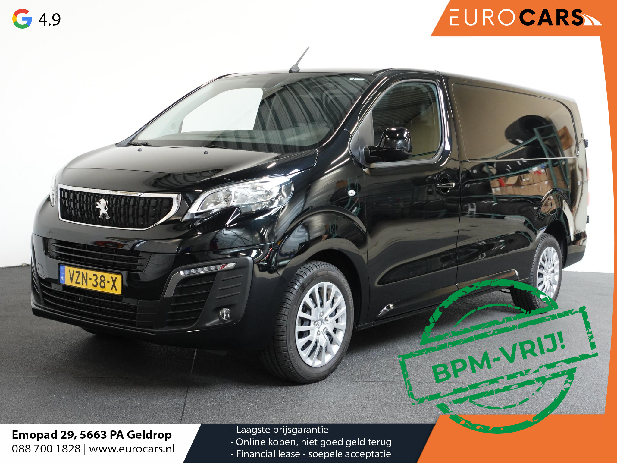 Peugeot Expert 145PK L3 Automaat Navigatie Apple Carplay Cruise control Trekhaak Parkeersensoren Euro6