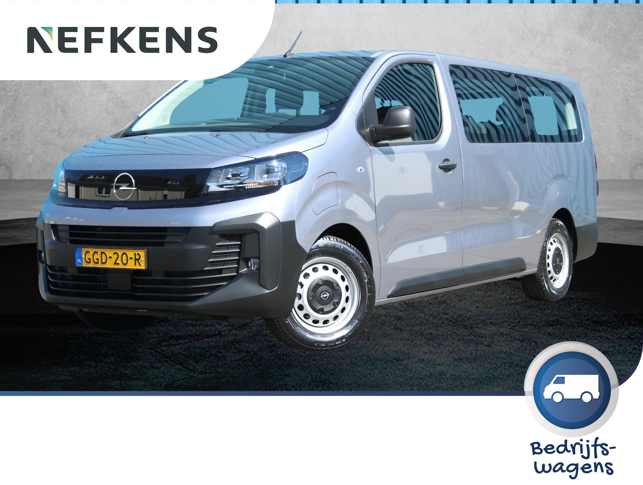 Opel Vivaro-e Combi Electric L3 75 kWh | AUTOMAAT | 9 Persoons | Camera | Climate Control | Navigatie | PDC | Cruise Control | AppleCarPlay/AndroidAuto | UNIEK!! |