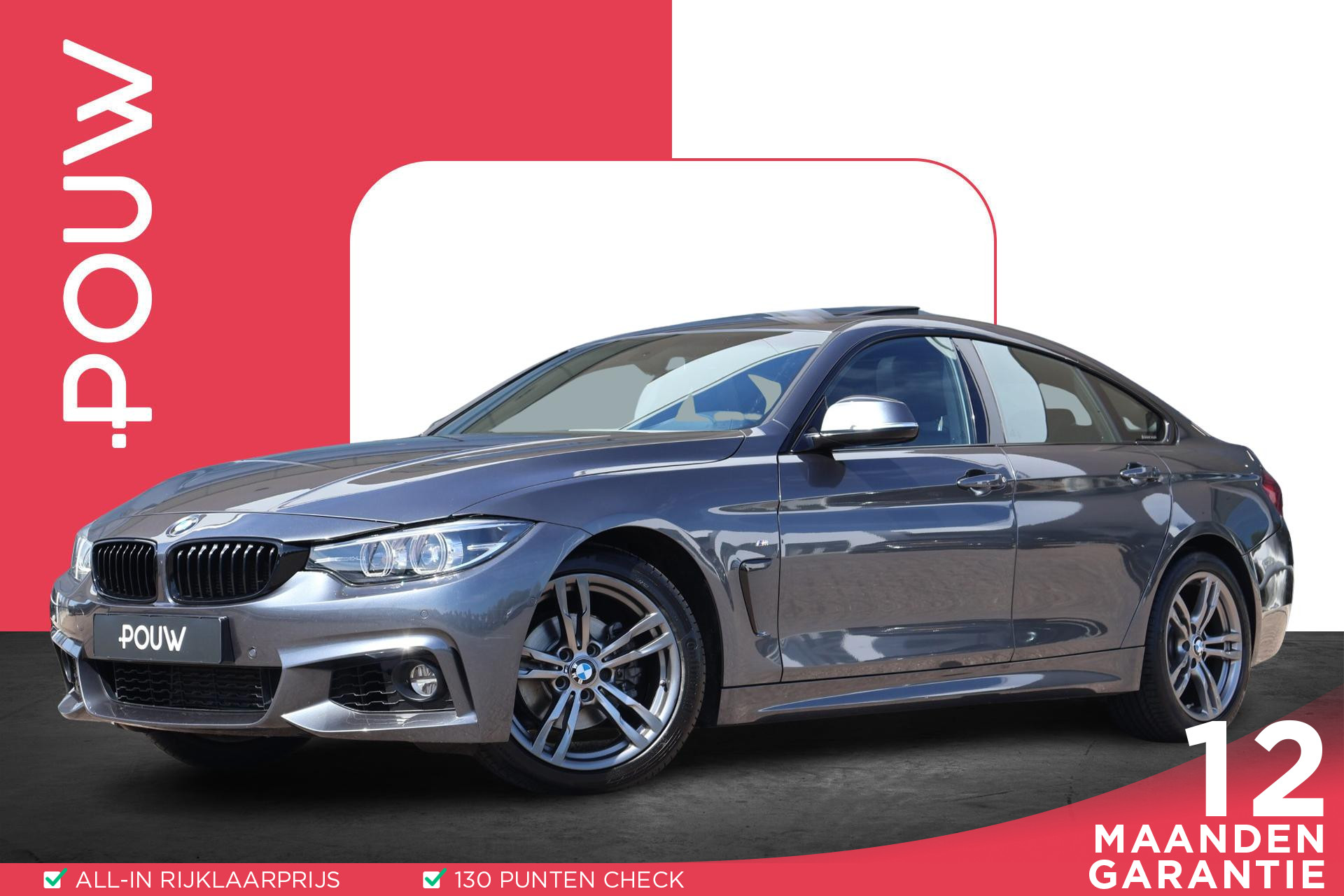 BMW 4 Serie Gran Coupé 418i M Sport Corporate Lease | Navigatie | Stoelverwarming | Camera | Panoramadak |