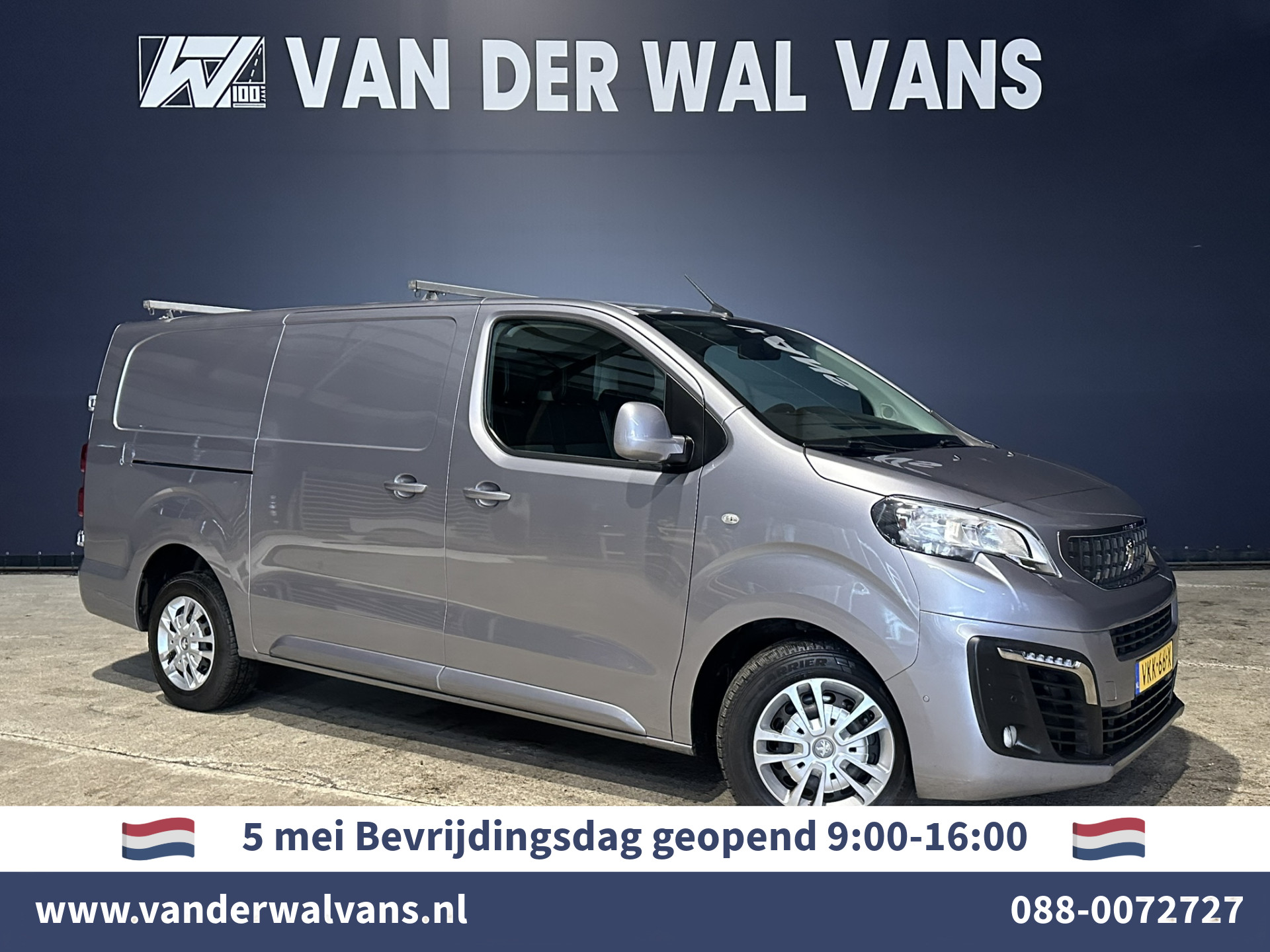 Peugeot Expert 2.0 BlueHDI 123pk L3H1 Euro6 Airco | Navigatie | Apple Carplay | Android Auto | Cruisecontrol Parkeersensoren, Dakdragers, Bijrijdersbank, 2500kg trekvermogen