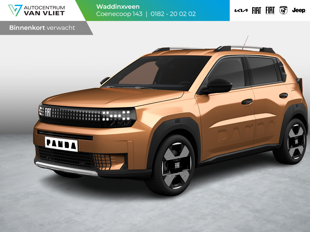 Fiat Panda Grande La Prima 44 kWh | Clima | Cruise | Camera | Apple Carplay | 17" | Navi | Winter Pack