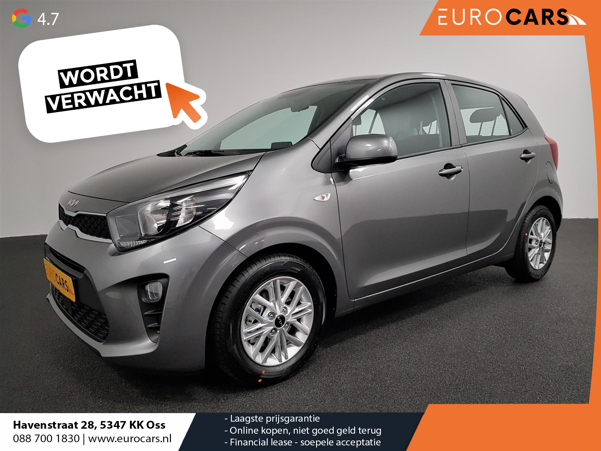 Kia Picanto 1.0 DPi DynamicLine Automaat Navigatie Apple Carplay/Android Auto Airco Camera DAB Lichtmetalen velgen Bluetooth