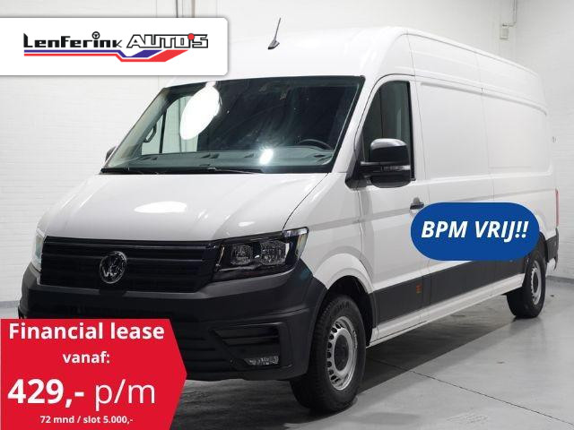 Volkswagen Crafter 2.0 TDI 140 pk L4H3 Airco, Cruise Control Geveerde Stoel, PDC V+A, 3-Zits, Nieuw ongebruikt