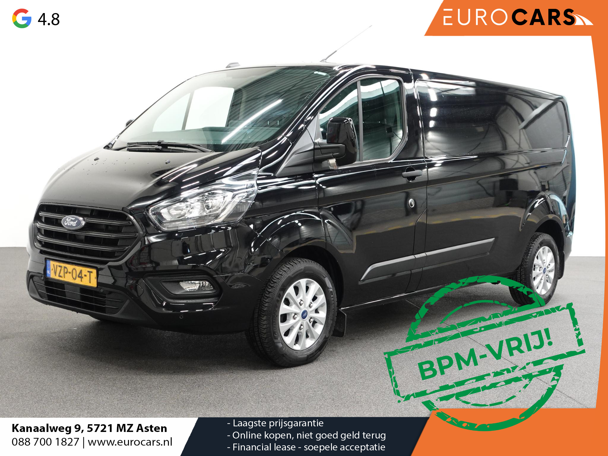 Ford Transit Custom 300 2.0 TDCI L2H1 Trend Automaat Airco Navi Cruisecontrol Camera Parkeersensoren Trekhaak