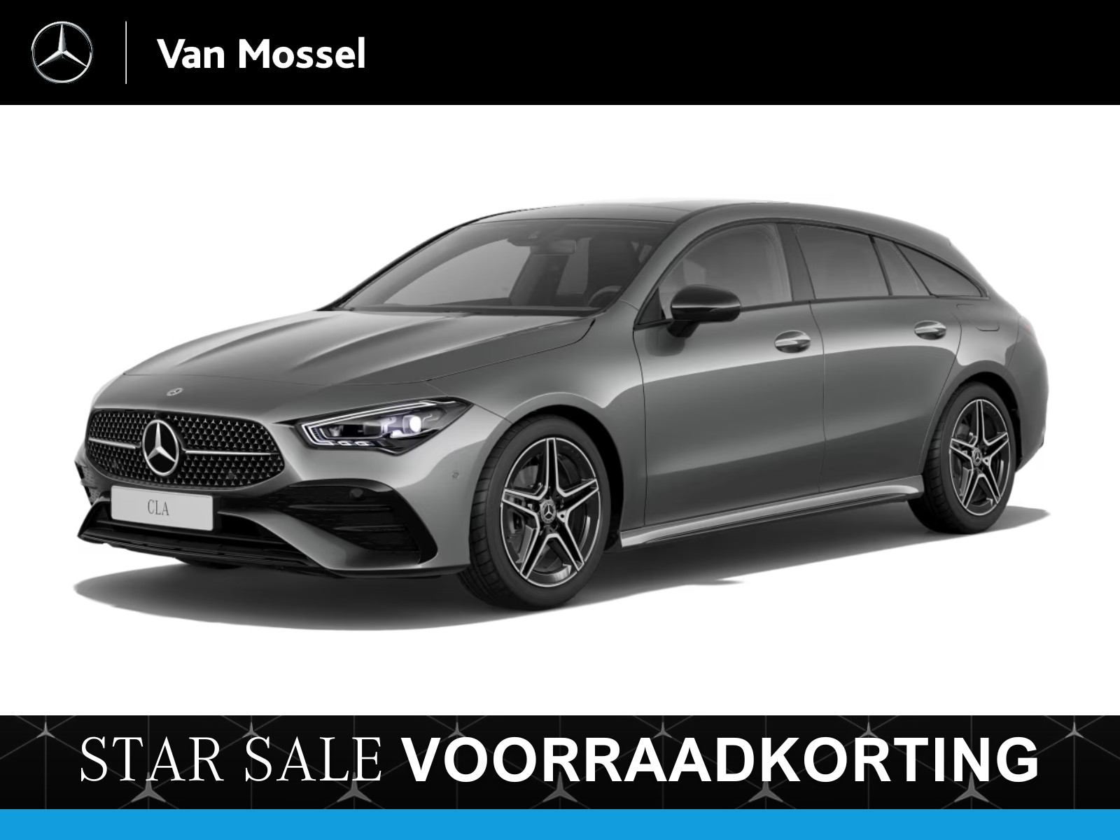 Mercedes-Benz CLA Shooting Brake 180 Star Edition AMG Line Nightpakket / Panoramaschuifdak / Smartphone-integratie / DISTRONIC / Dodehoekassistent / Multibeam