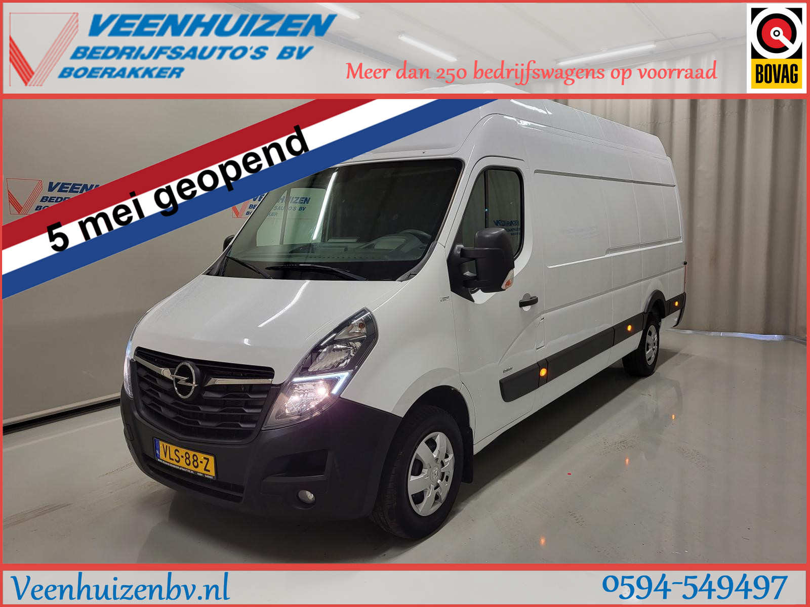 Opel Movano 2.3CDTI 146PK L4/H3 Euro 6!