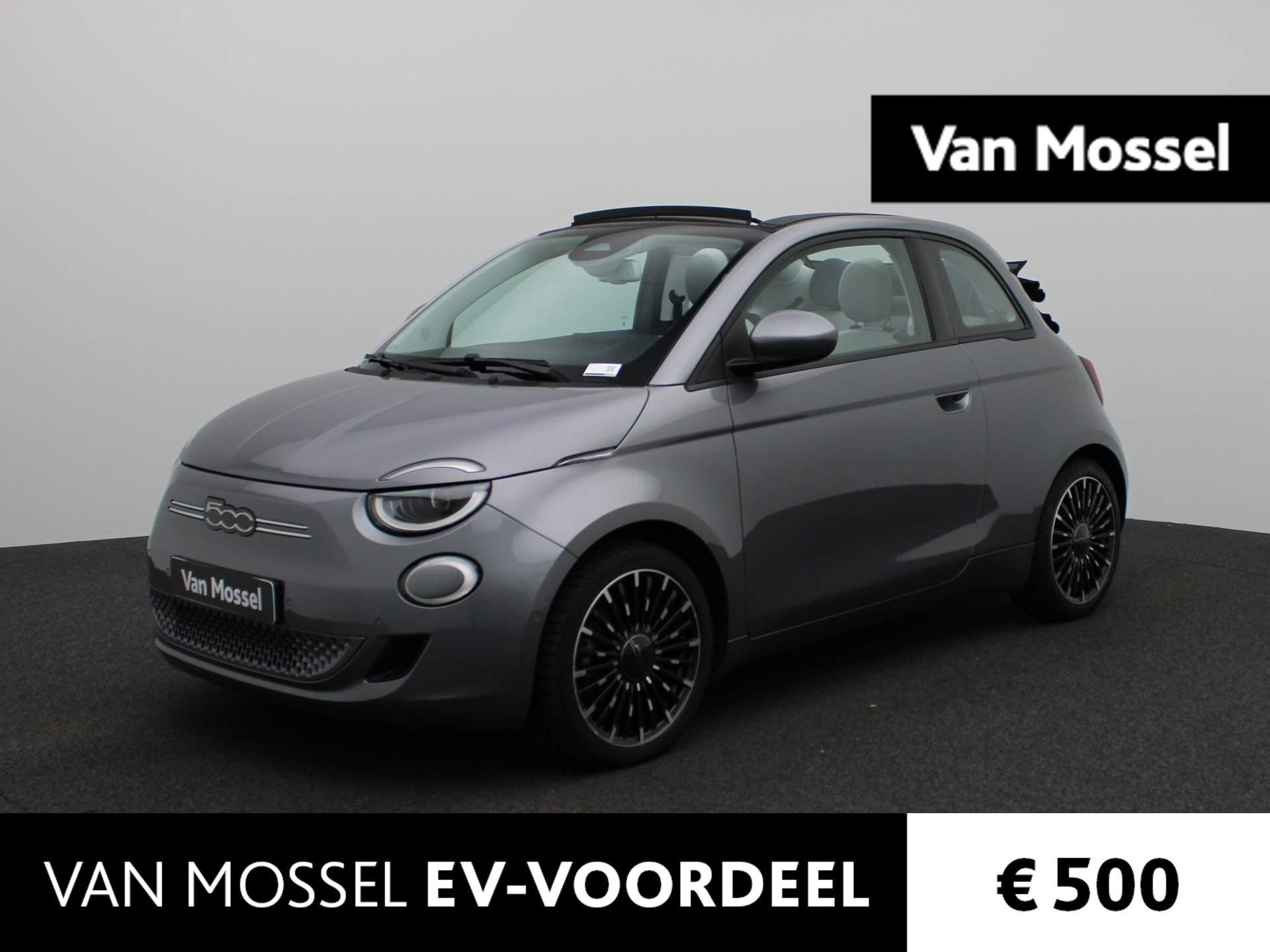 Fiat 500C Icon 42 kWh Cabrio Fiat 500 C Icon 42 kWh | Adaptieve Cruise Control | Blind Spot Warning | Camera | Climate Control | 16" LMV | LED-verlichting